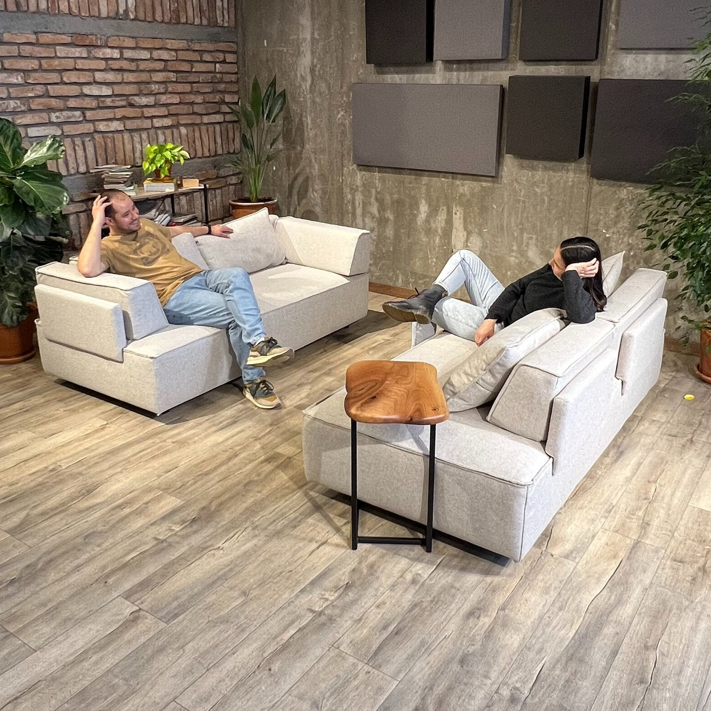 Outlet - Modulares Sofa Louis L mit Schlaffunktion