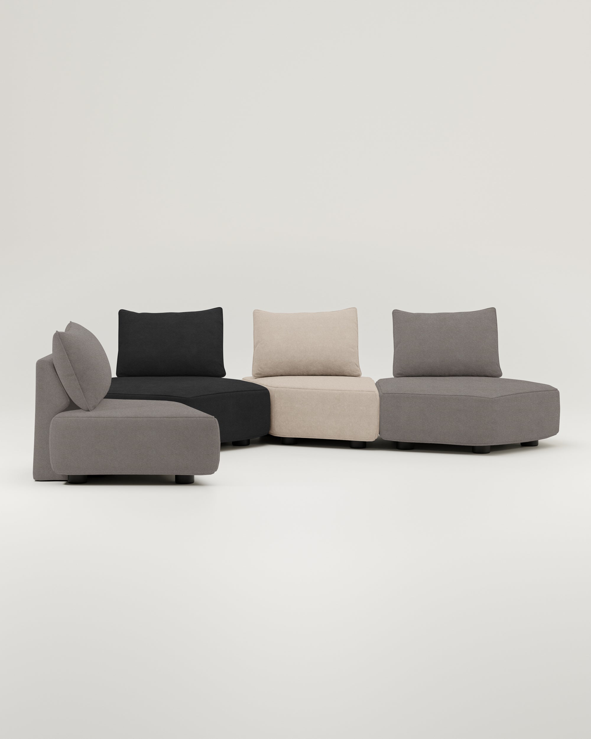 Outlet - Katrina modular sofa with sleeping function