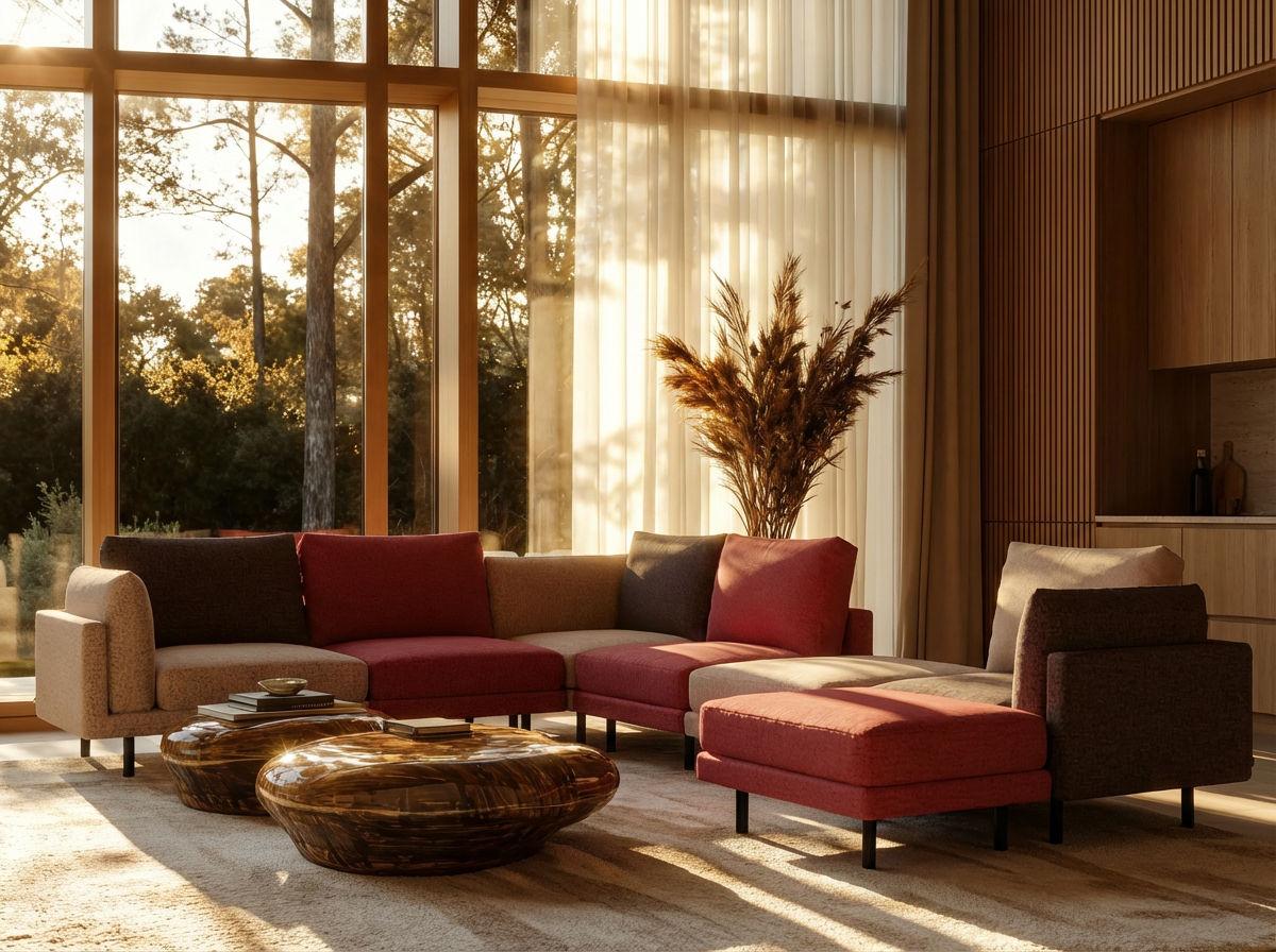 Modulares Sofa Donna 2-Sitzer mit Schlaffunktion