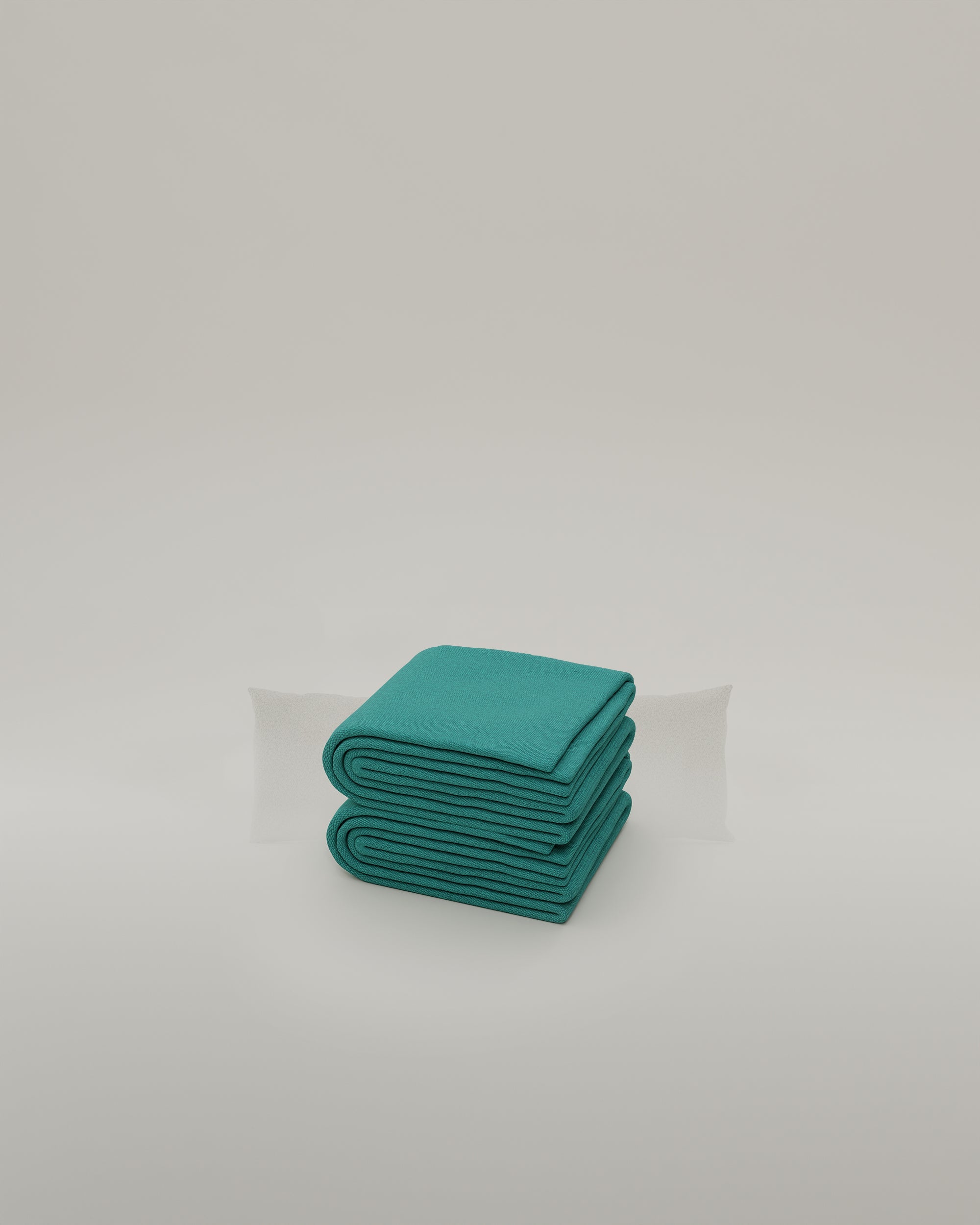 Fabric-covered kidney pillow, Veluno fabric