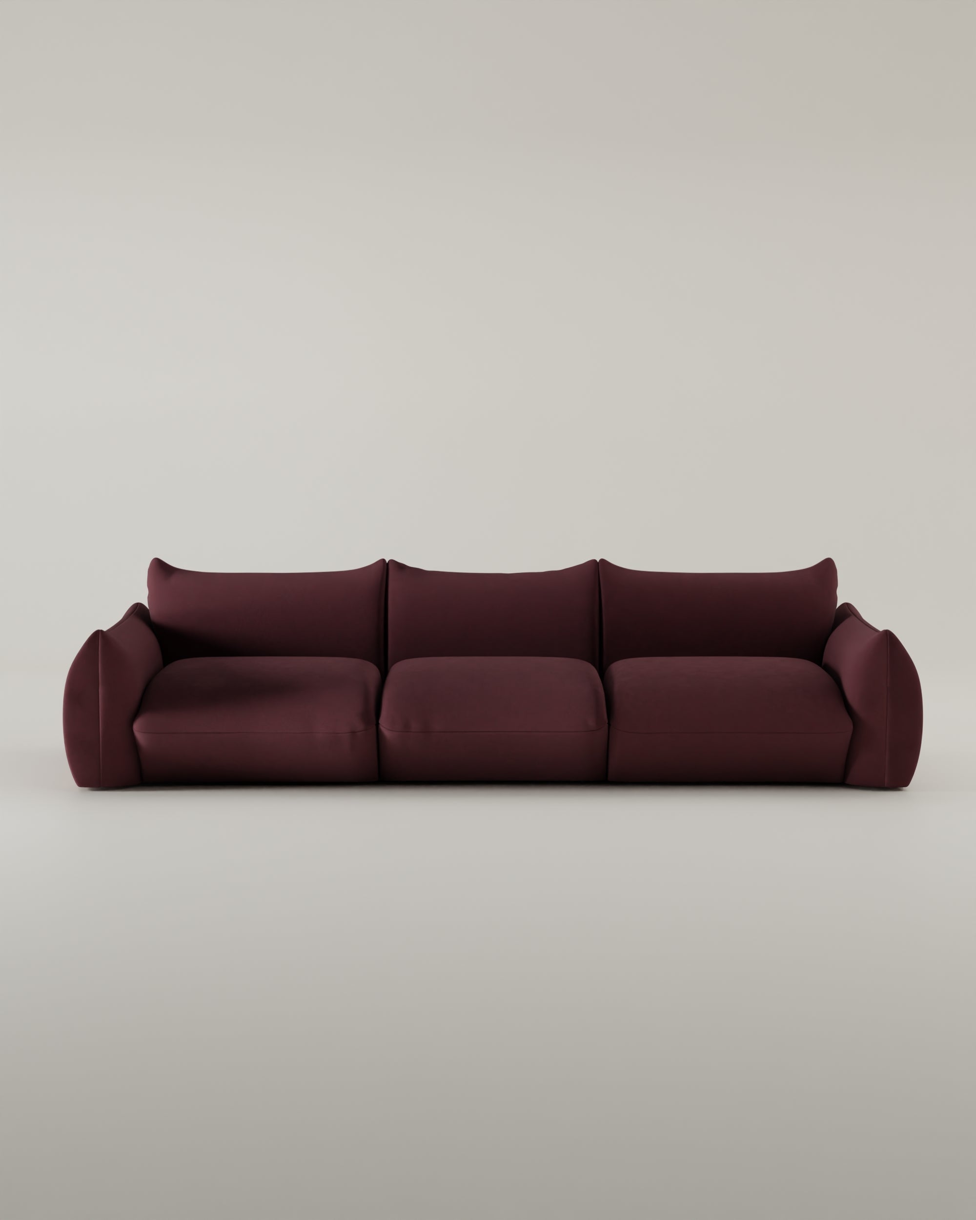 Modulares Sofa Luma 3-Sitzer mit Schlaffunktion
