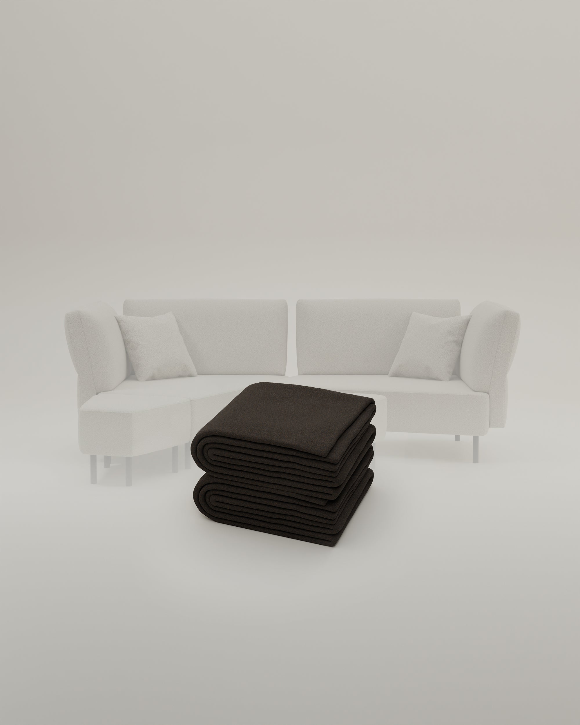 Stoffbezug Fuego Cappuccino - Modulares Sofa Mike - Individuell Joanna