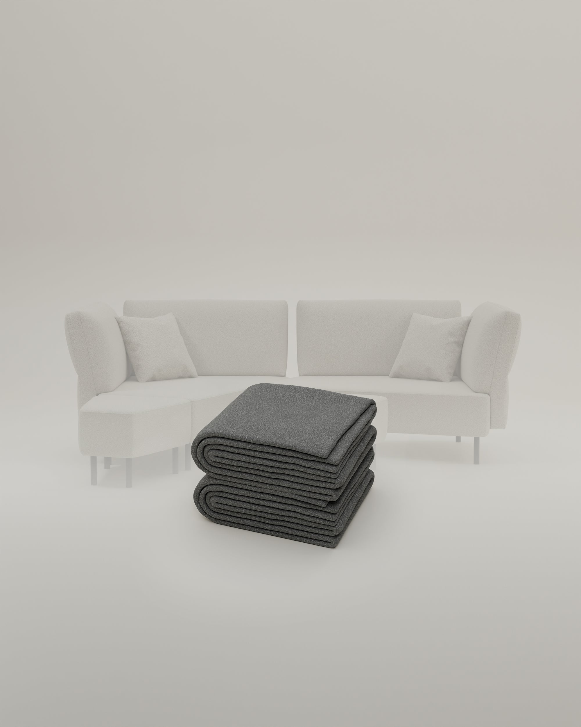 Stoffbezug Fuego Cappuccino - Modulares Sofa Mike - Individuell Joanna