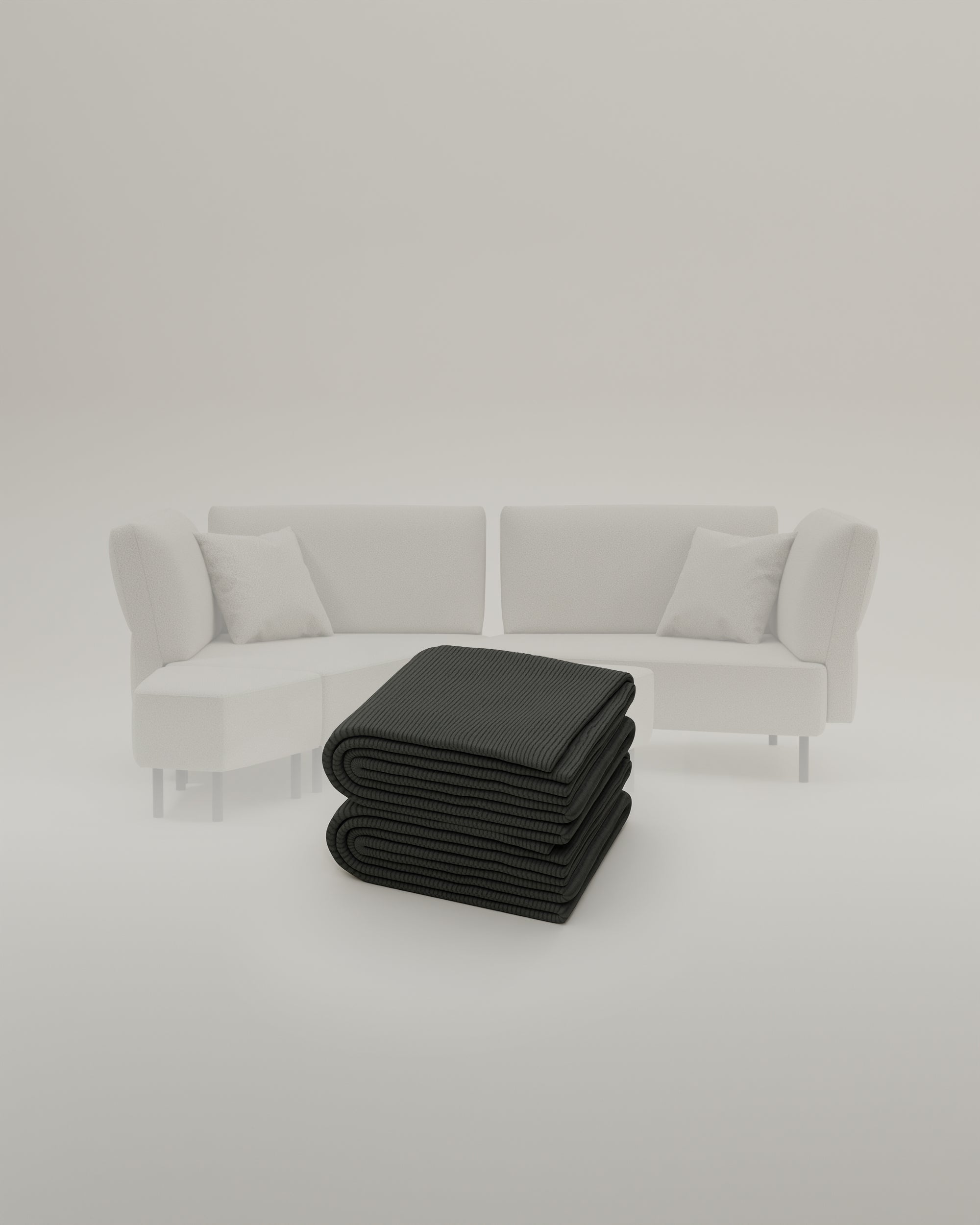 Stoffbezug Fuego Cappuccino - Modulares Sofa Mike - Individuell Joanna