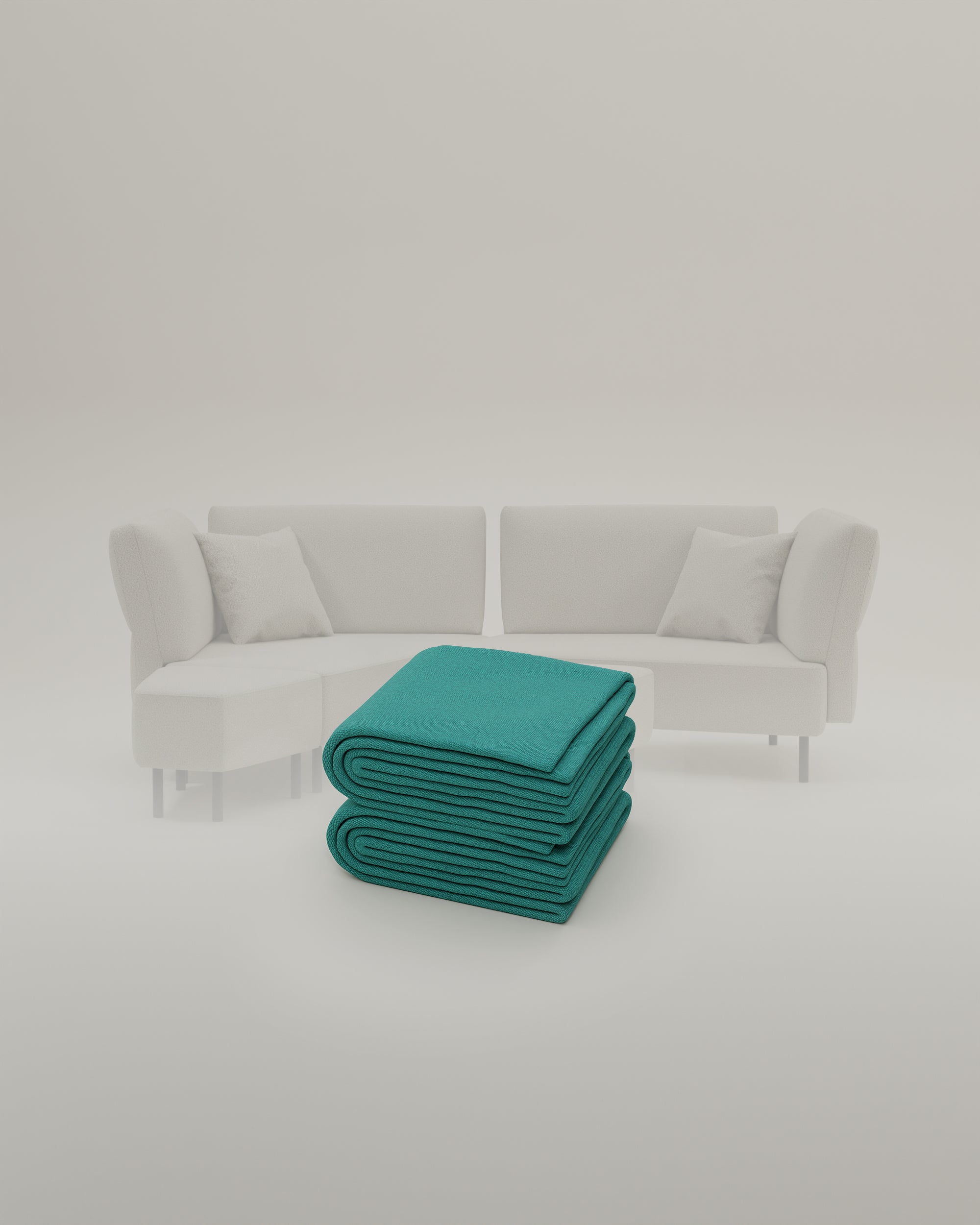 Stoffbezug Fuego Cappuccino - Modulares Sofa Mike - Individuell Joanna