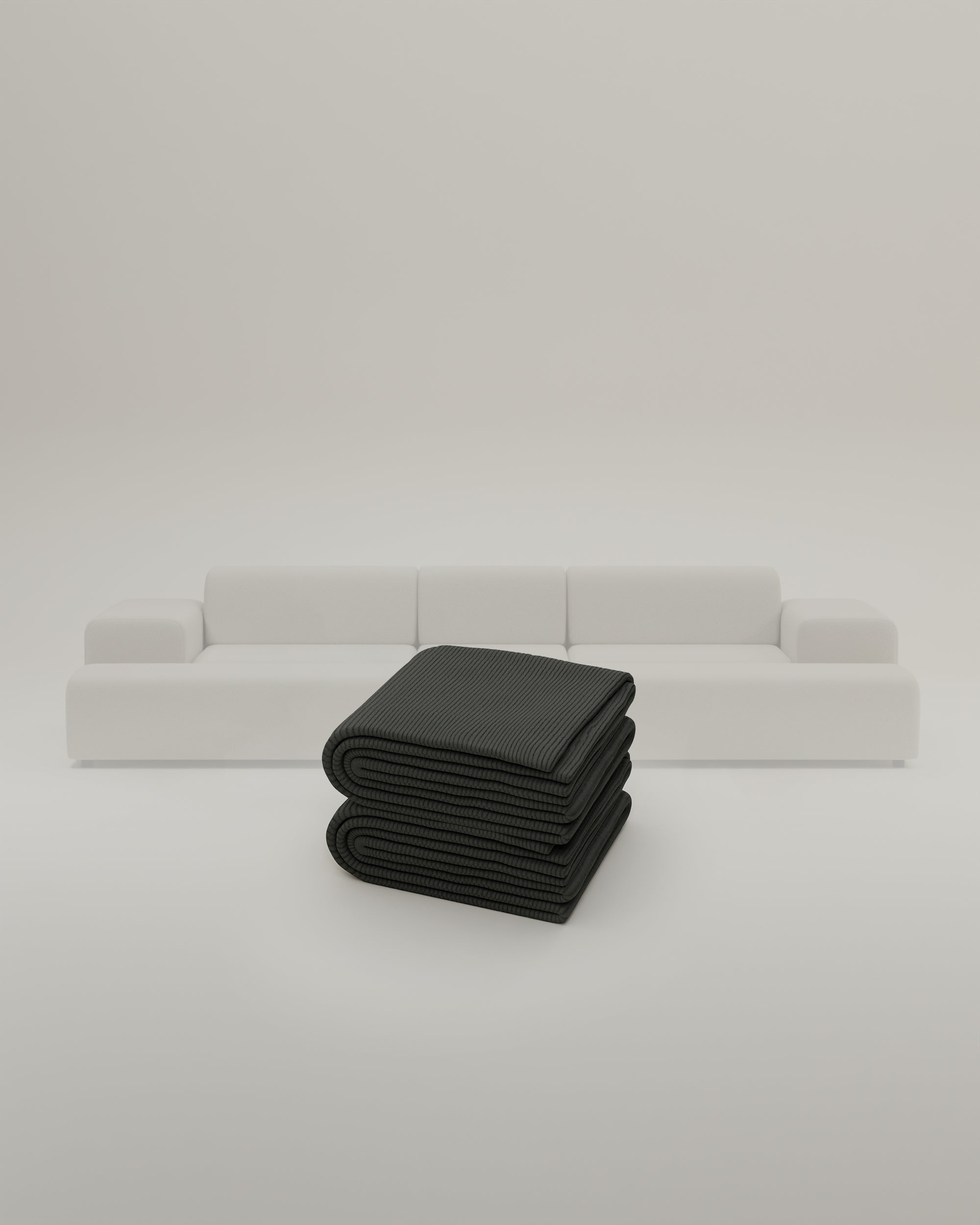 Stoffbezug - Modulares Sofa Nina U-Form / Wohnlandschaft mit Schlaffunktion