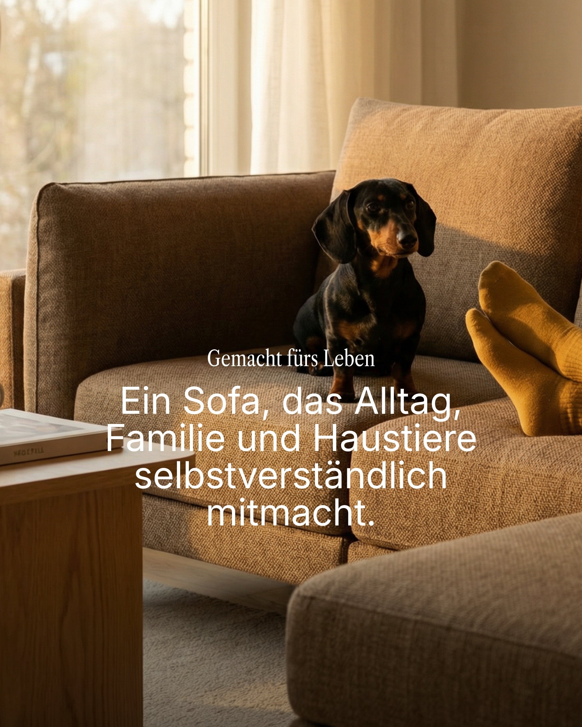 Modulares Sofa Donna U-Form mit Schlaffunktion