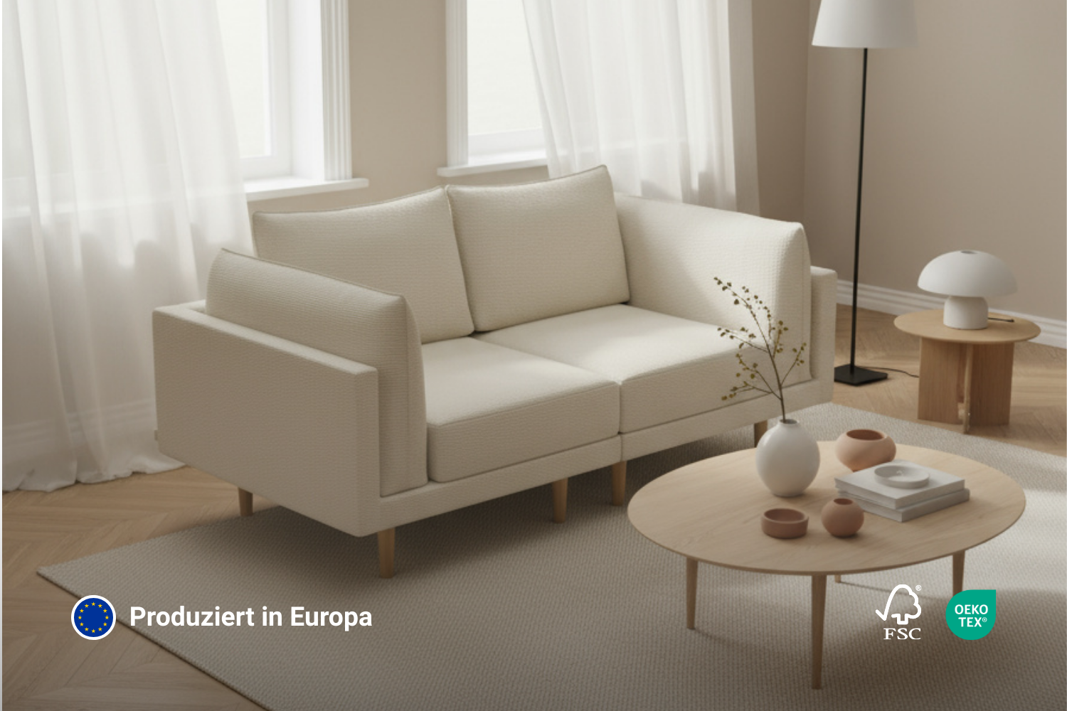Fabric cover - Modular sofa Donna 2-seater