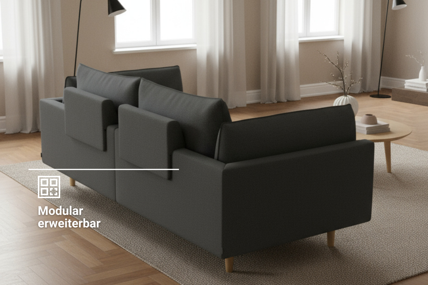 Fabric cover - Modular sofa Donna 2-seater