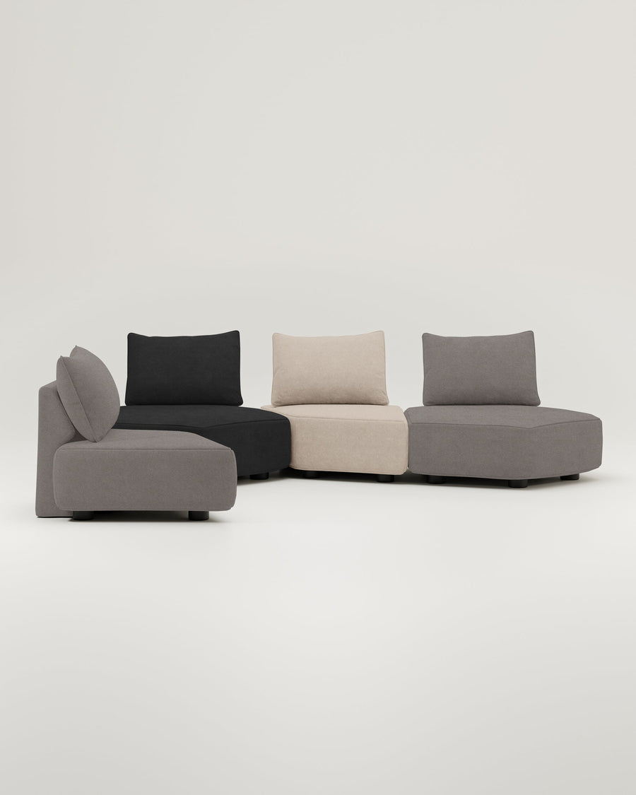Outlet - Katrina modular sofa with sleeping function