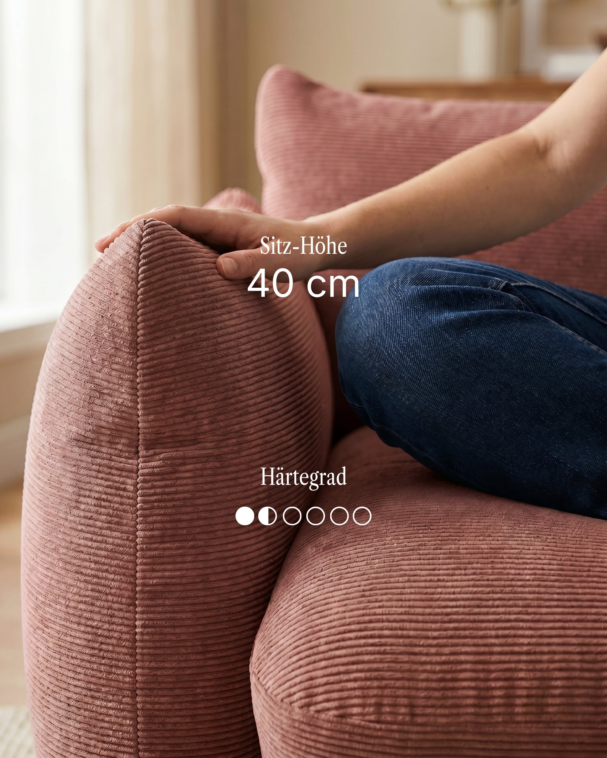 Modulares Sofa Luma 2-Sitzer