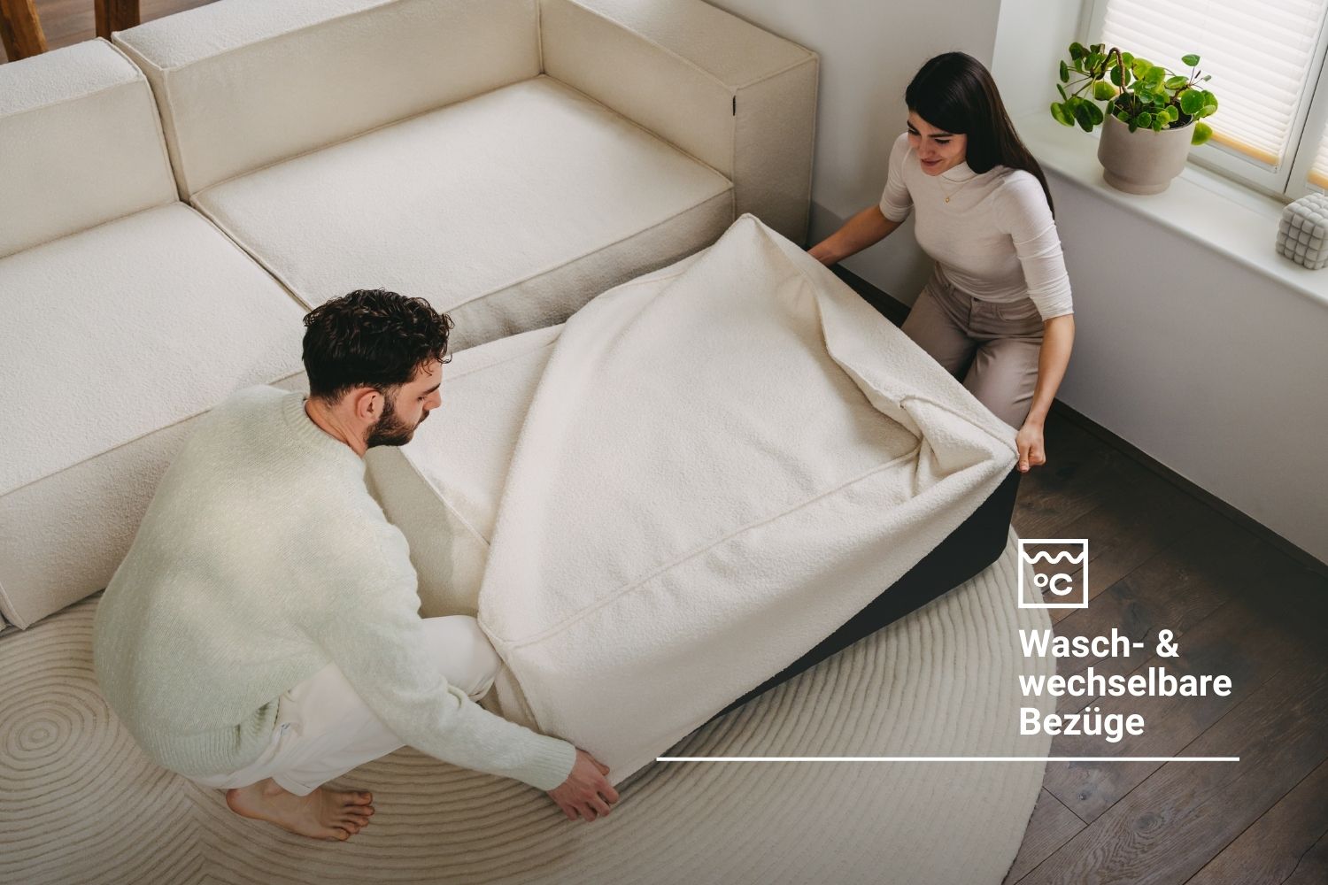 Modulares Sofa Ecksofa Harvey XL mit Schlaffunktion