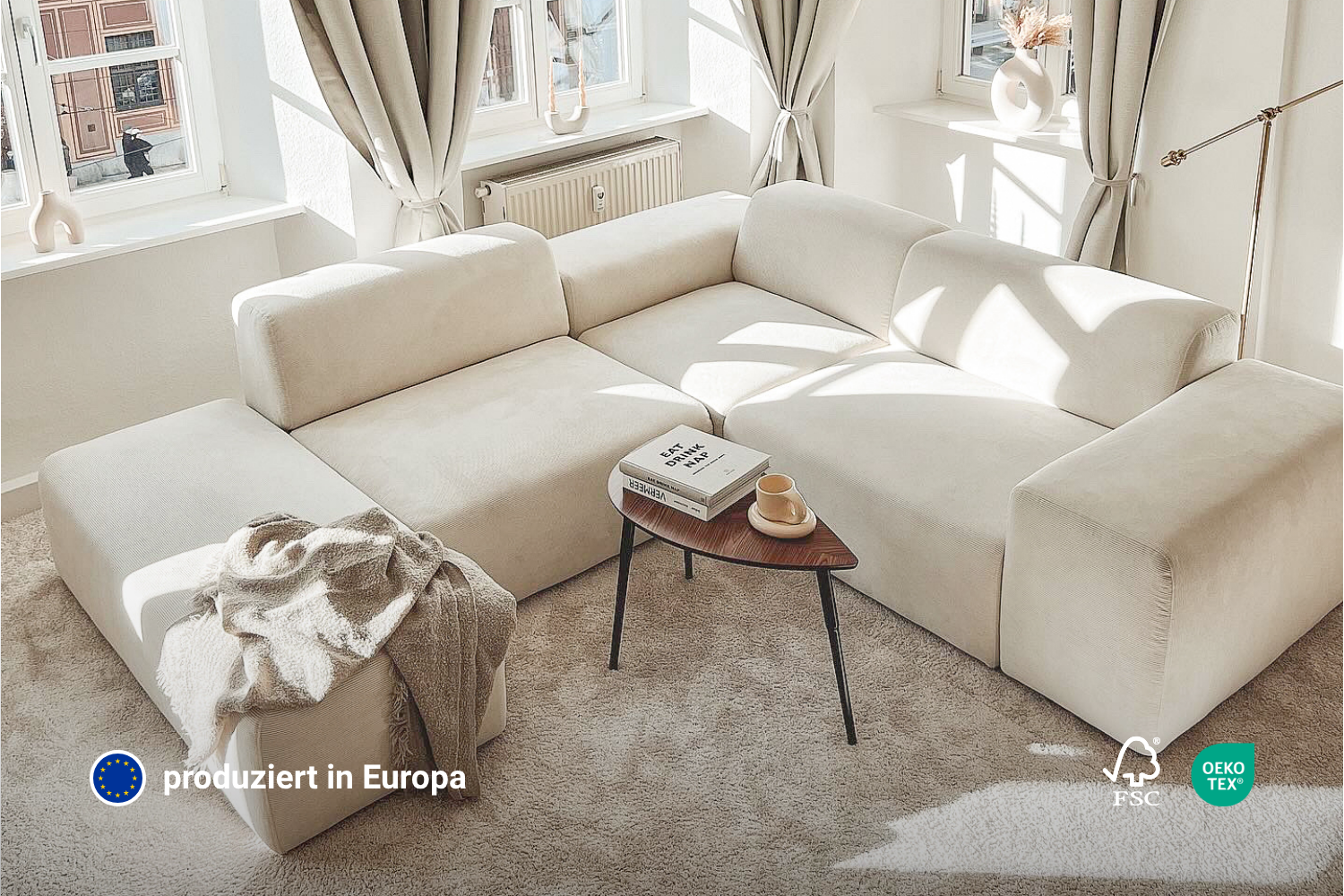 Fabric cover - Modular sofa Nina 2-seater