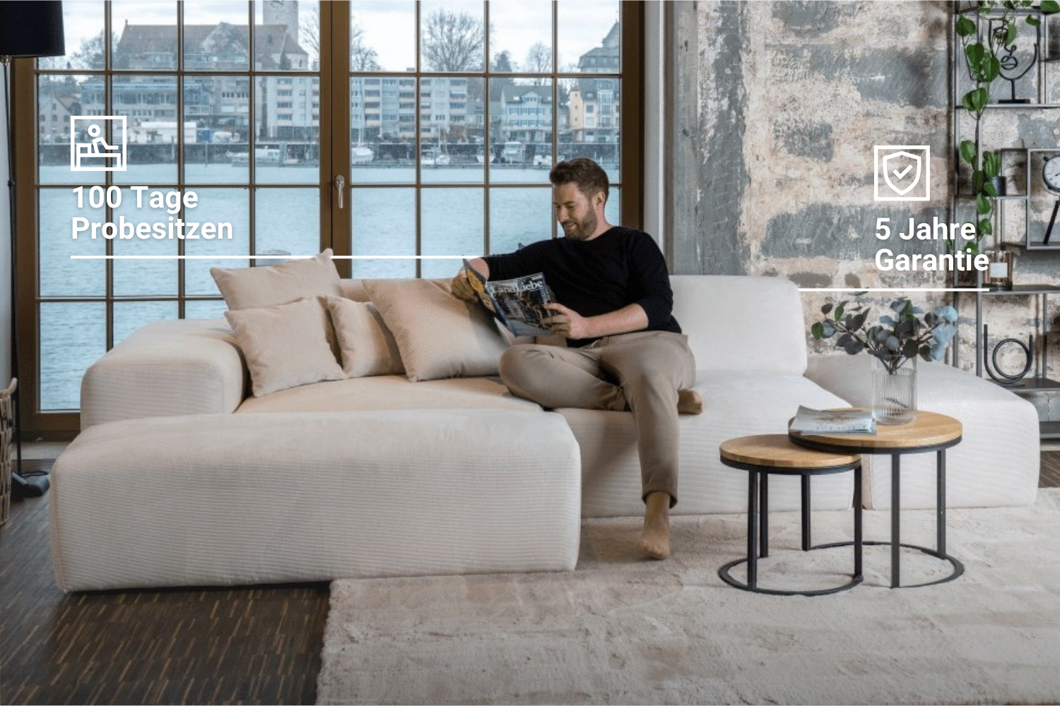 Fabric cover - Modular sofa Nina 2-seater