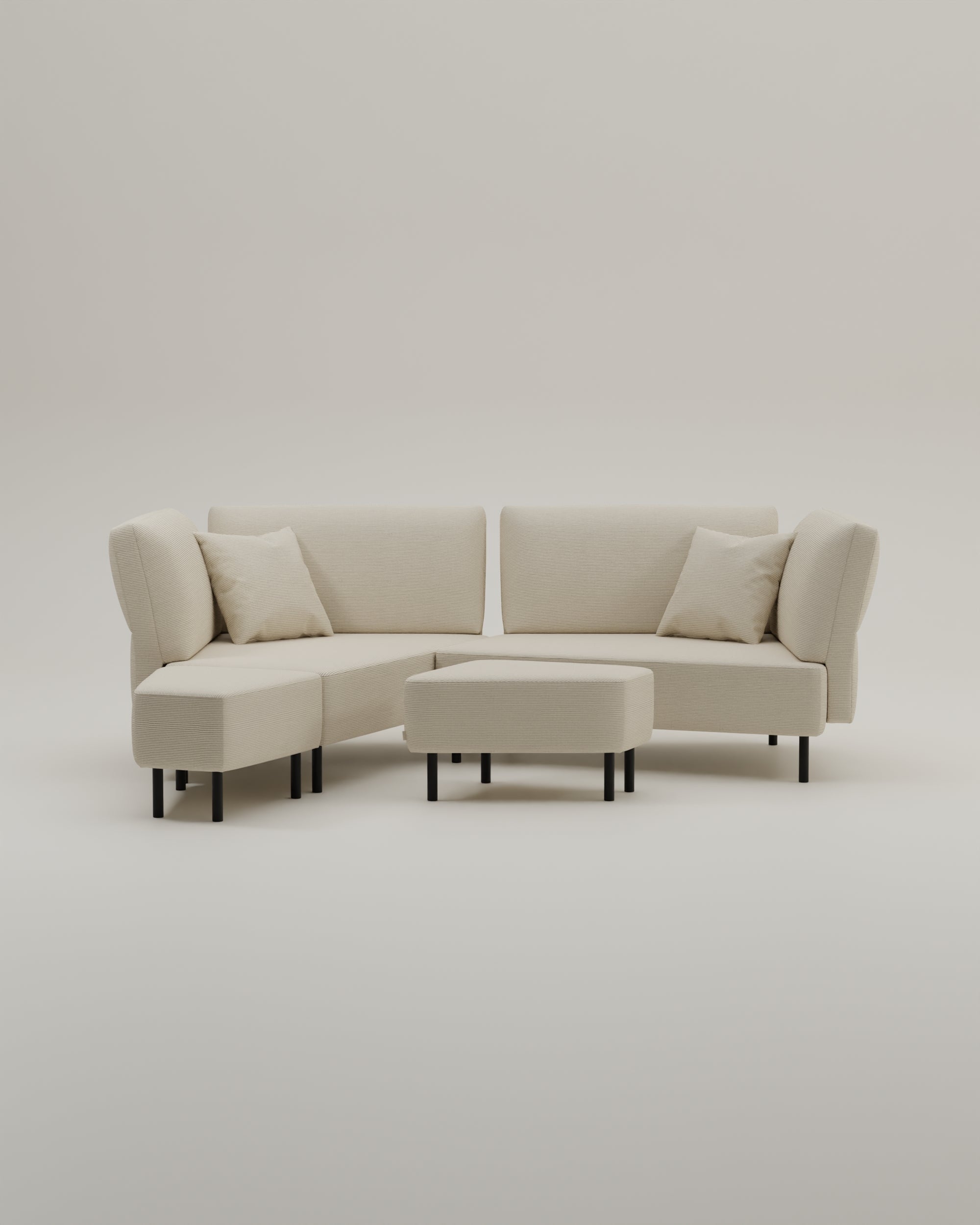 Modular sofa Mike with sleeping function 