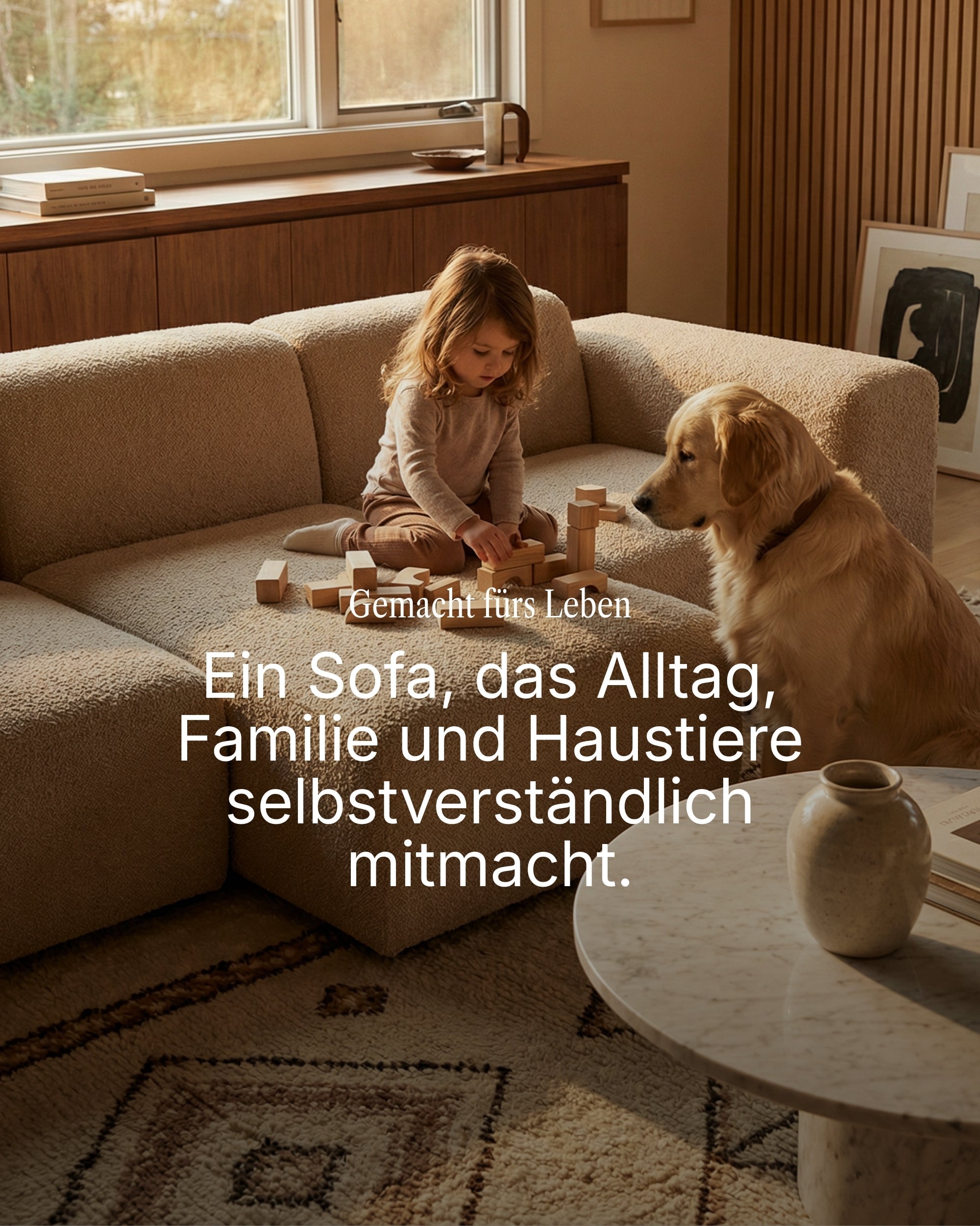 Modular sofa Nina U-shape / living room suite with sleeping function