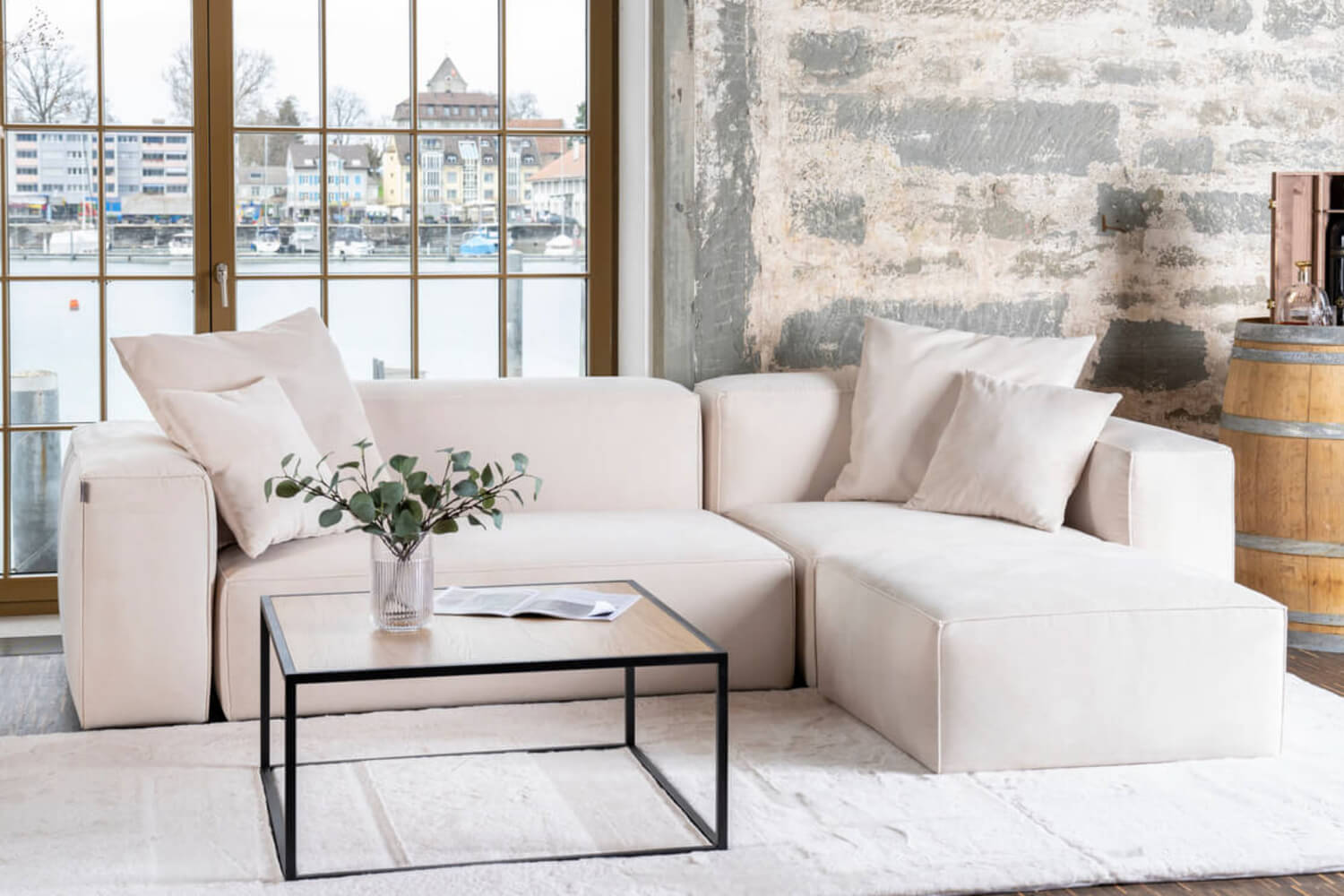 Stoffbezug - Modulares Sofa Harvey 2-Sitzer
