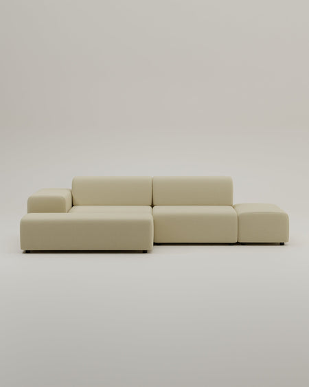 Modular corner sofa Nina 4-seater with sleeping function