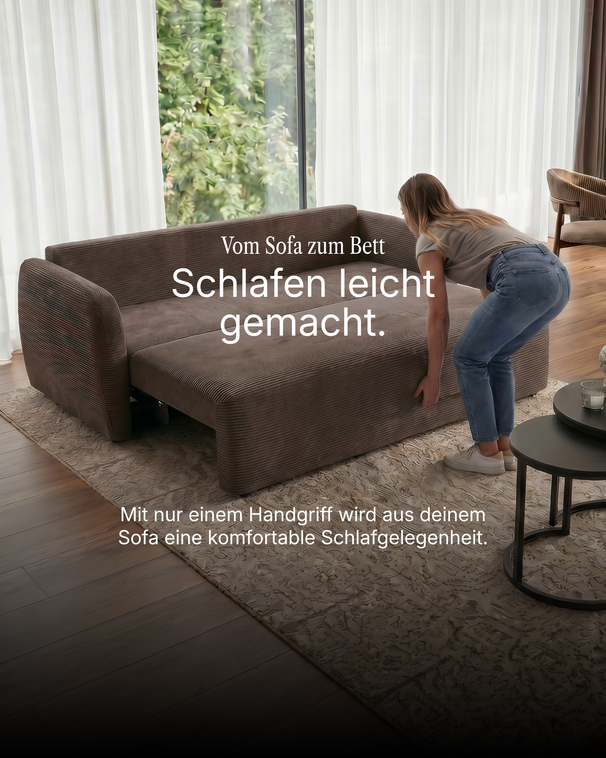 Sofa Bed Nora 2-seater