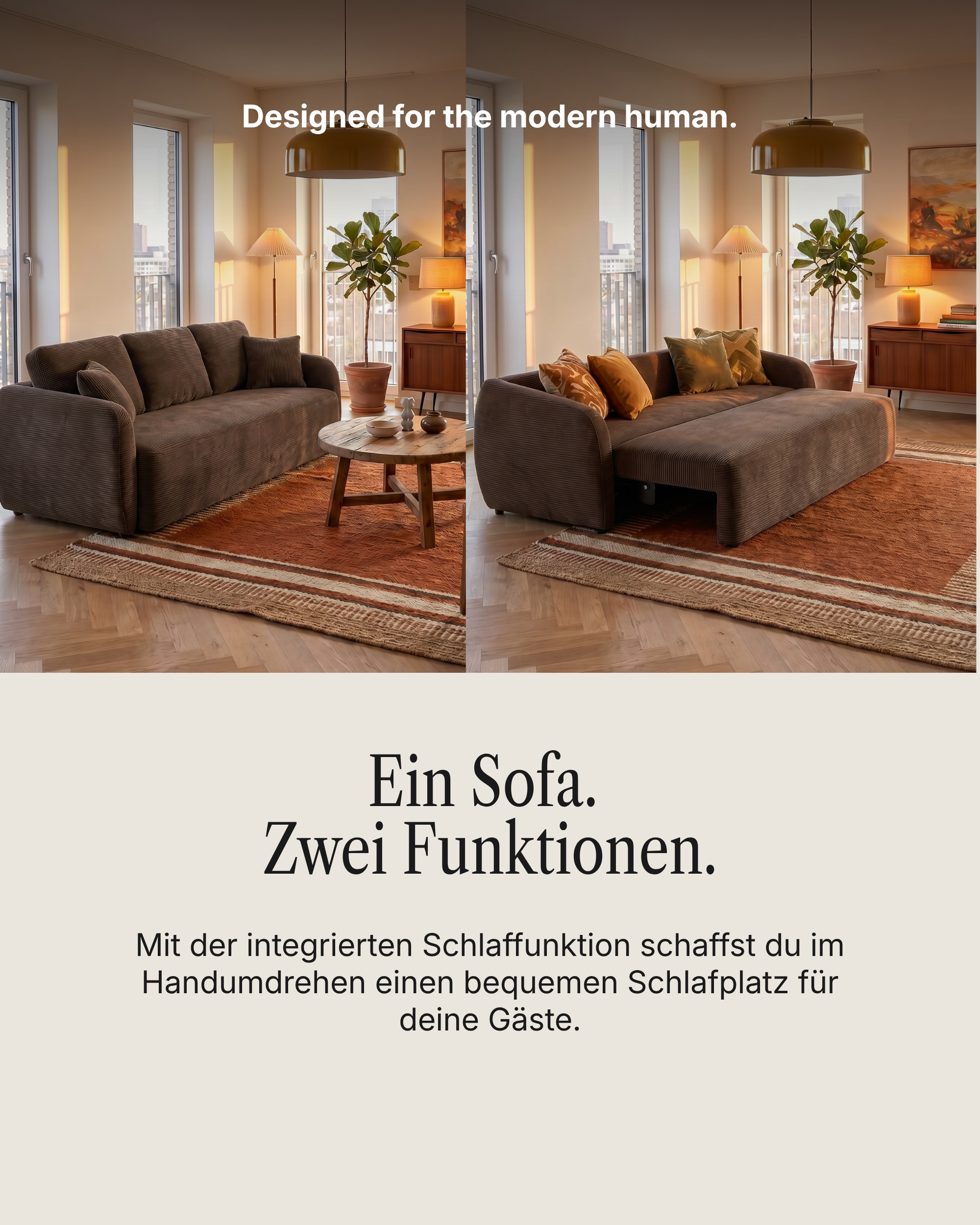 Sofa Bed Nora 2-seater