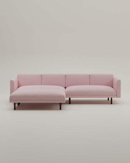 Modular sofa Aera 3-seater with ottoman and sleeping function