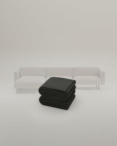 Anthrazit-Cord / Metal feet 18cm