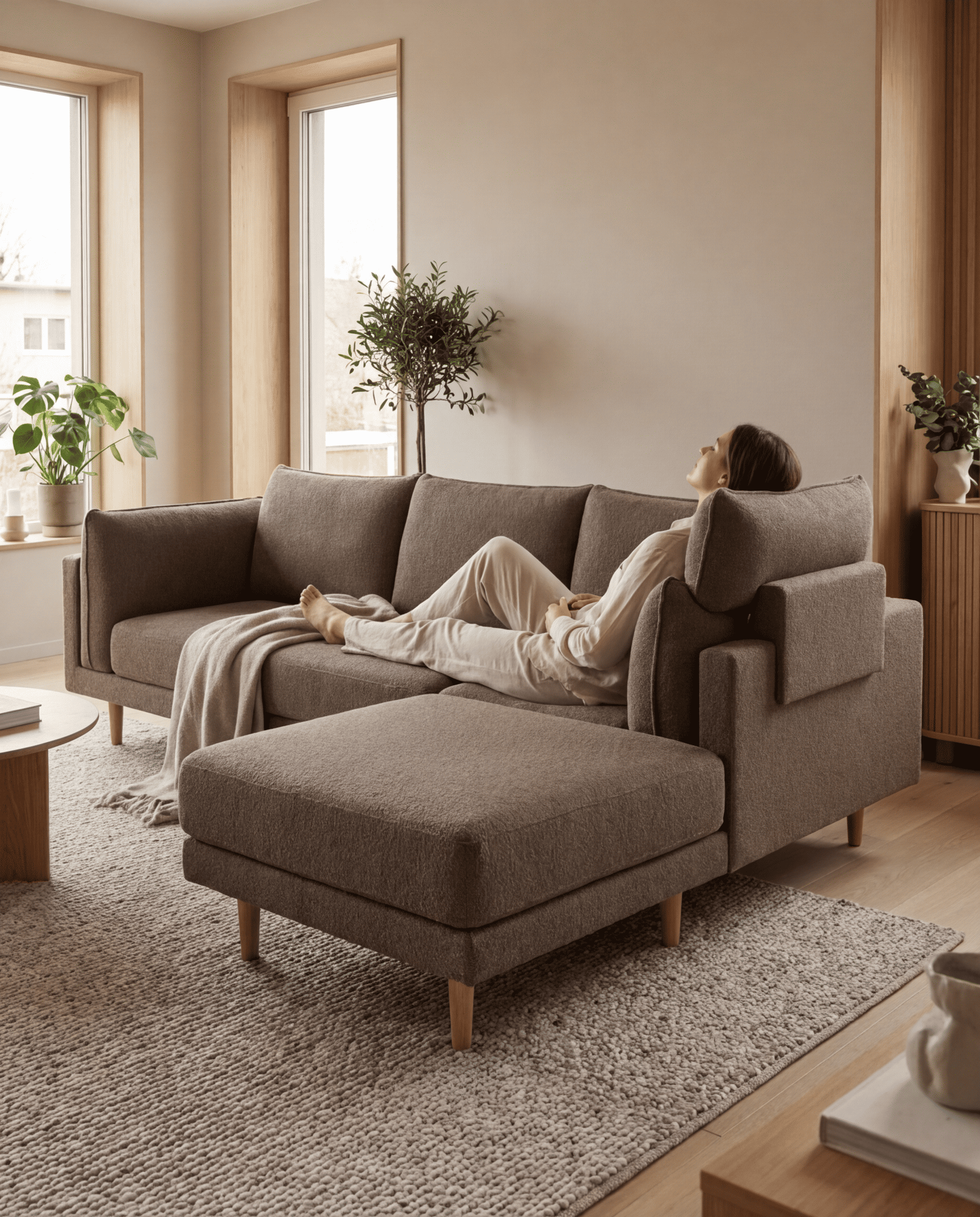 Headrest without seam