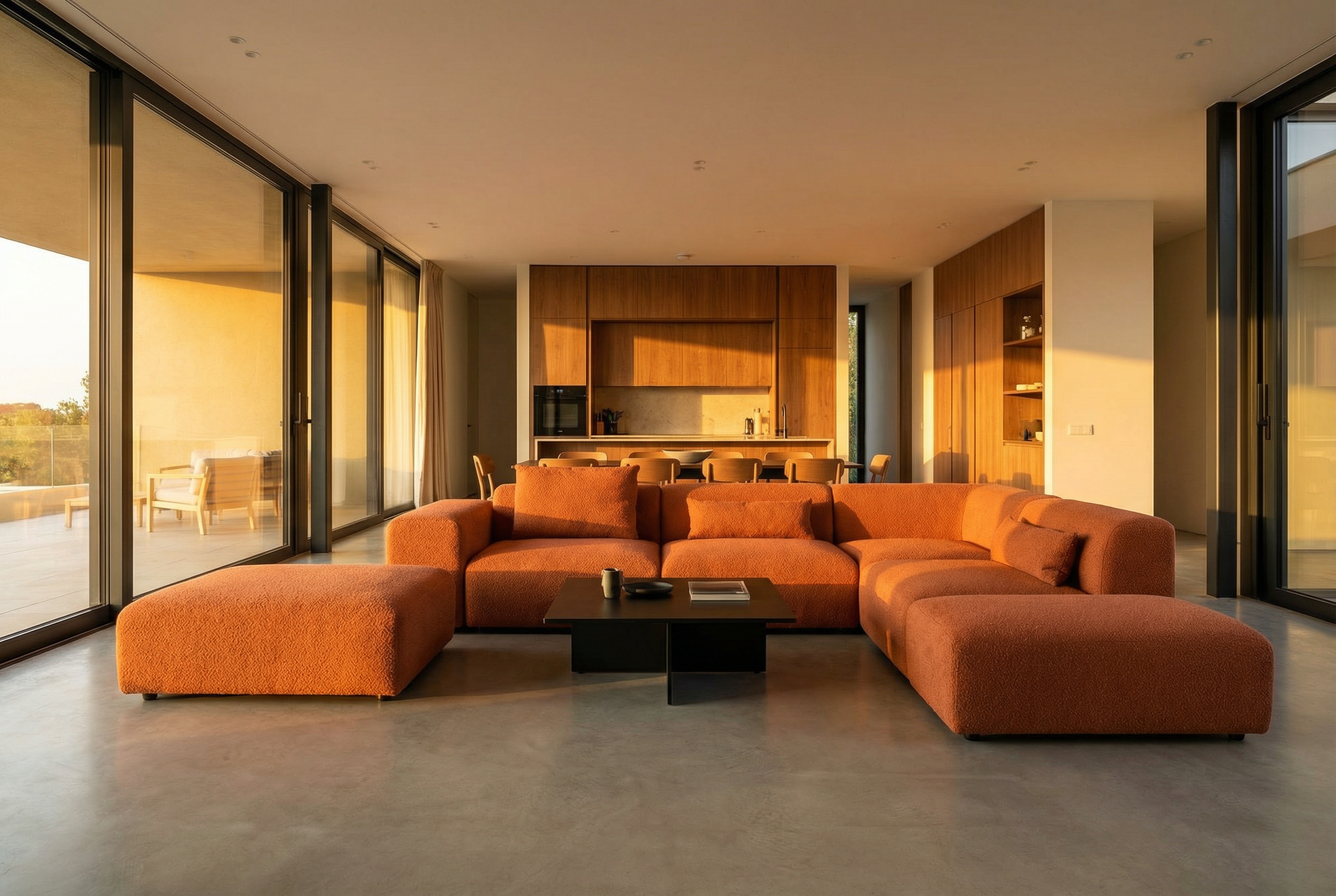 Modulares Sofa Nina 2-Sitzer mit Schlaffunktion