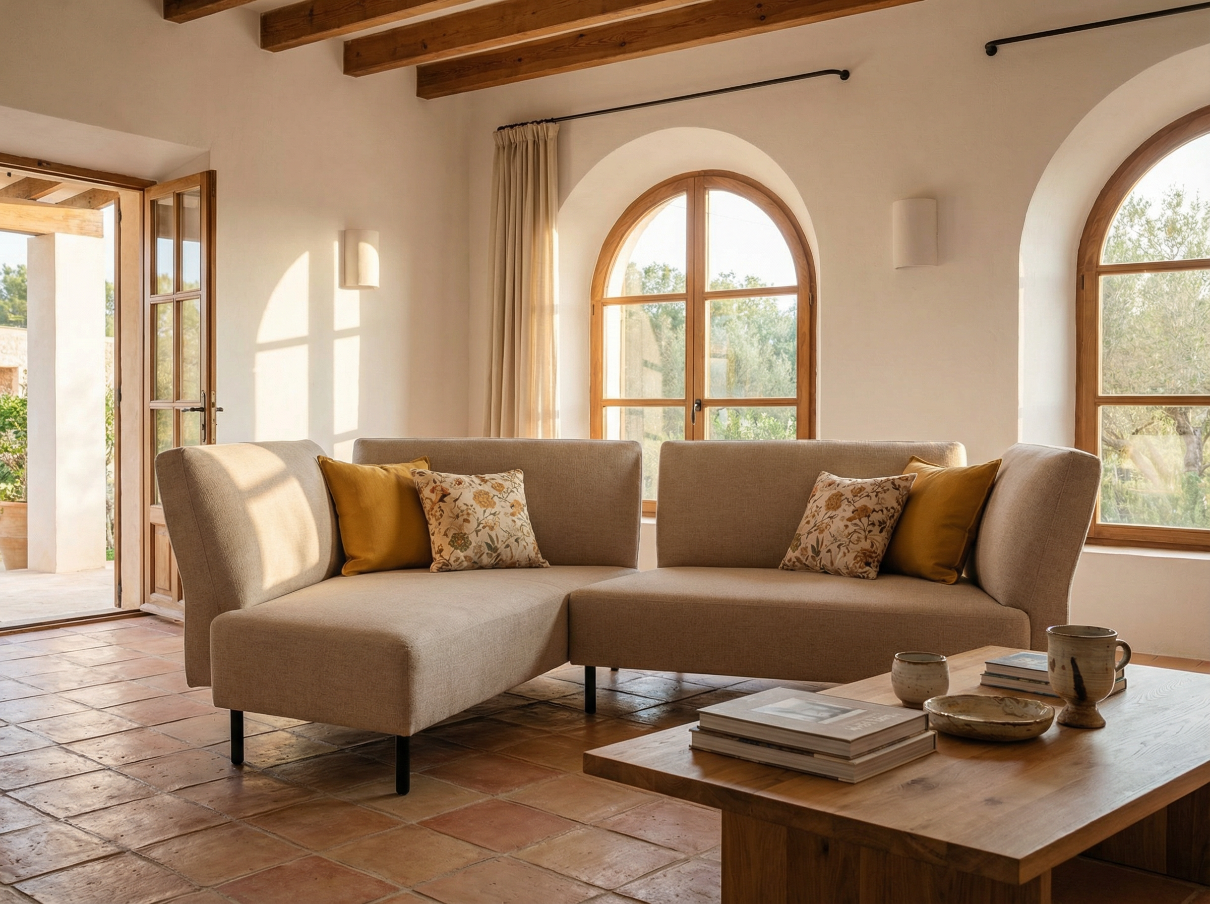 Outlet - Modular sofa Mike with sleeping function