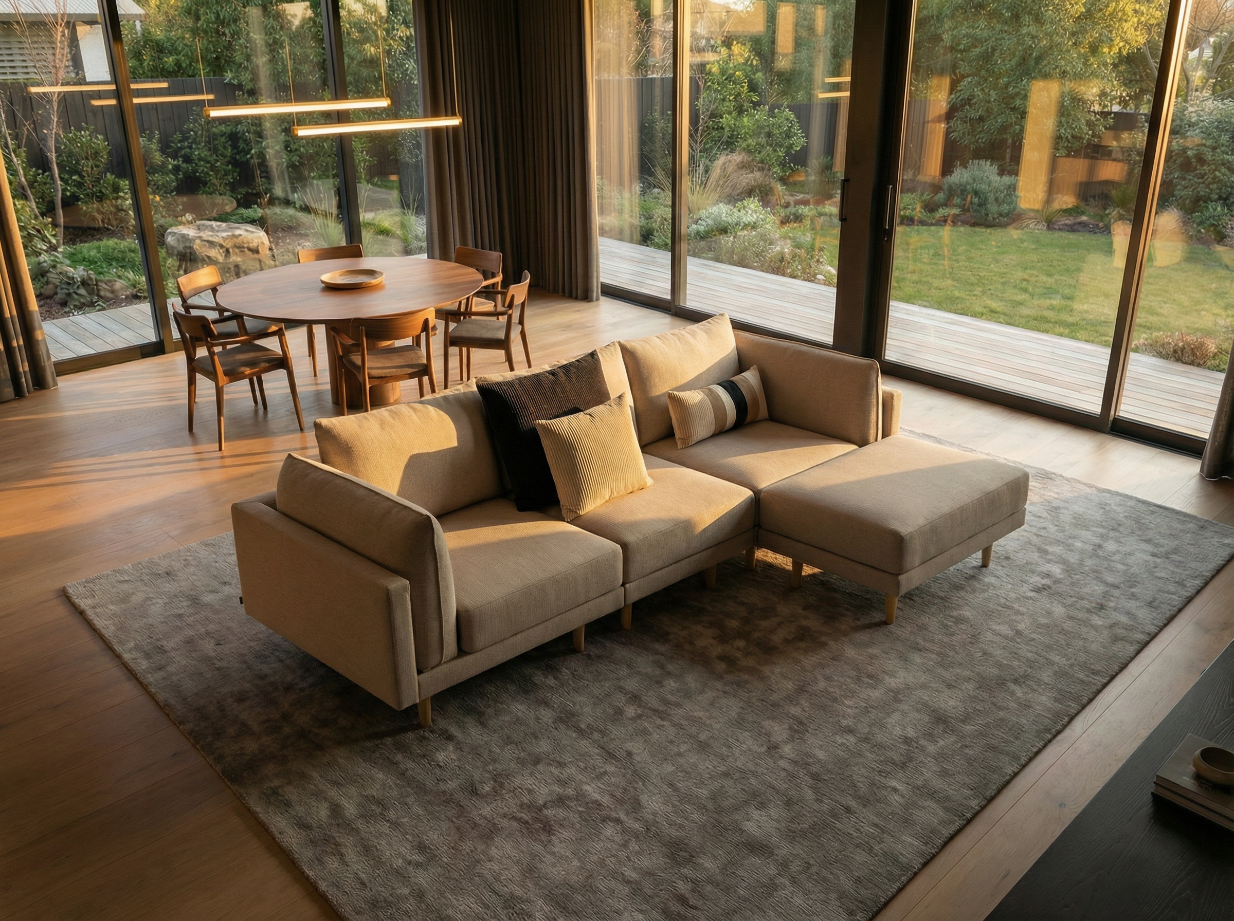 Modulares Sofa Donna 2-Sitzer mit Schlaffunktion