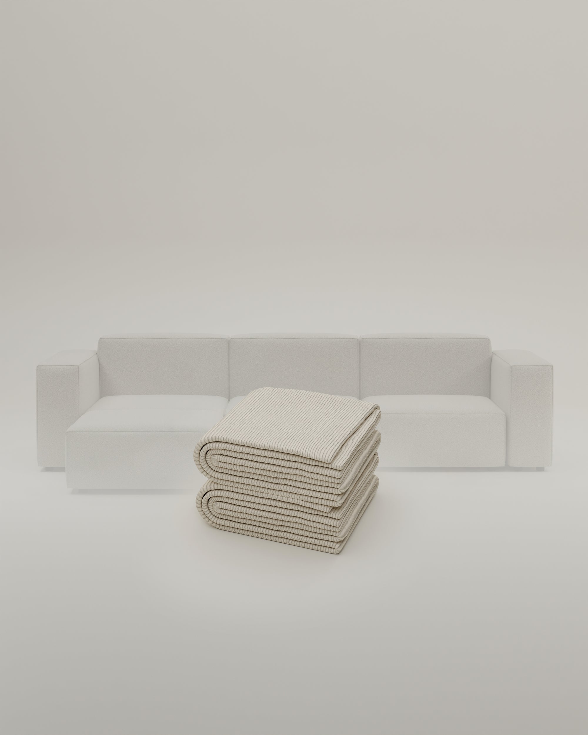 Stoffbezug - Modulares Sofa Harvey L 4-Sitzer mit Schlaffunktion