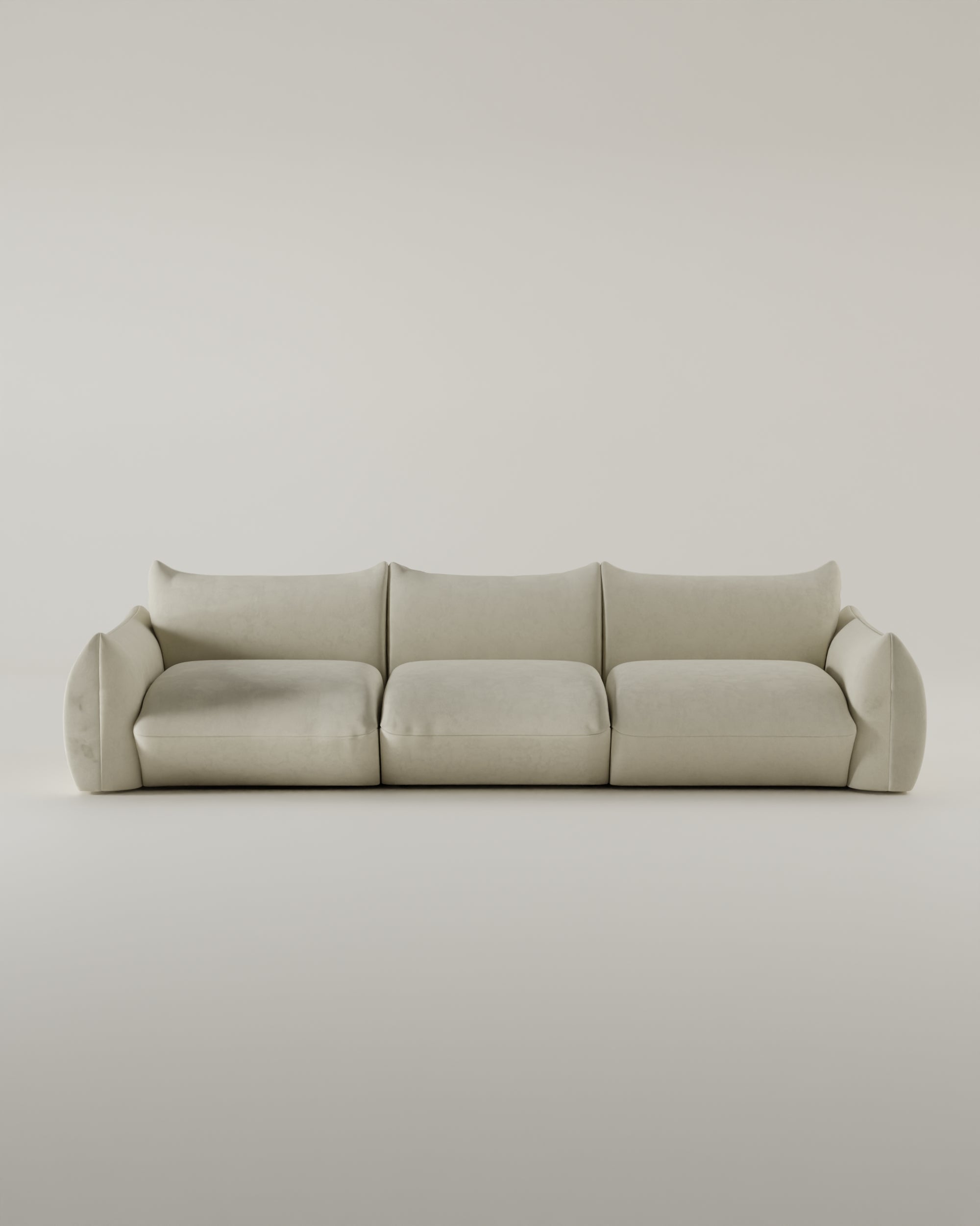 Modulares Sofa Luma 3-Sitzer mit Schlaffunktion