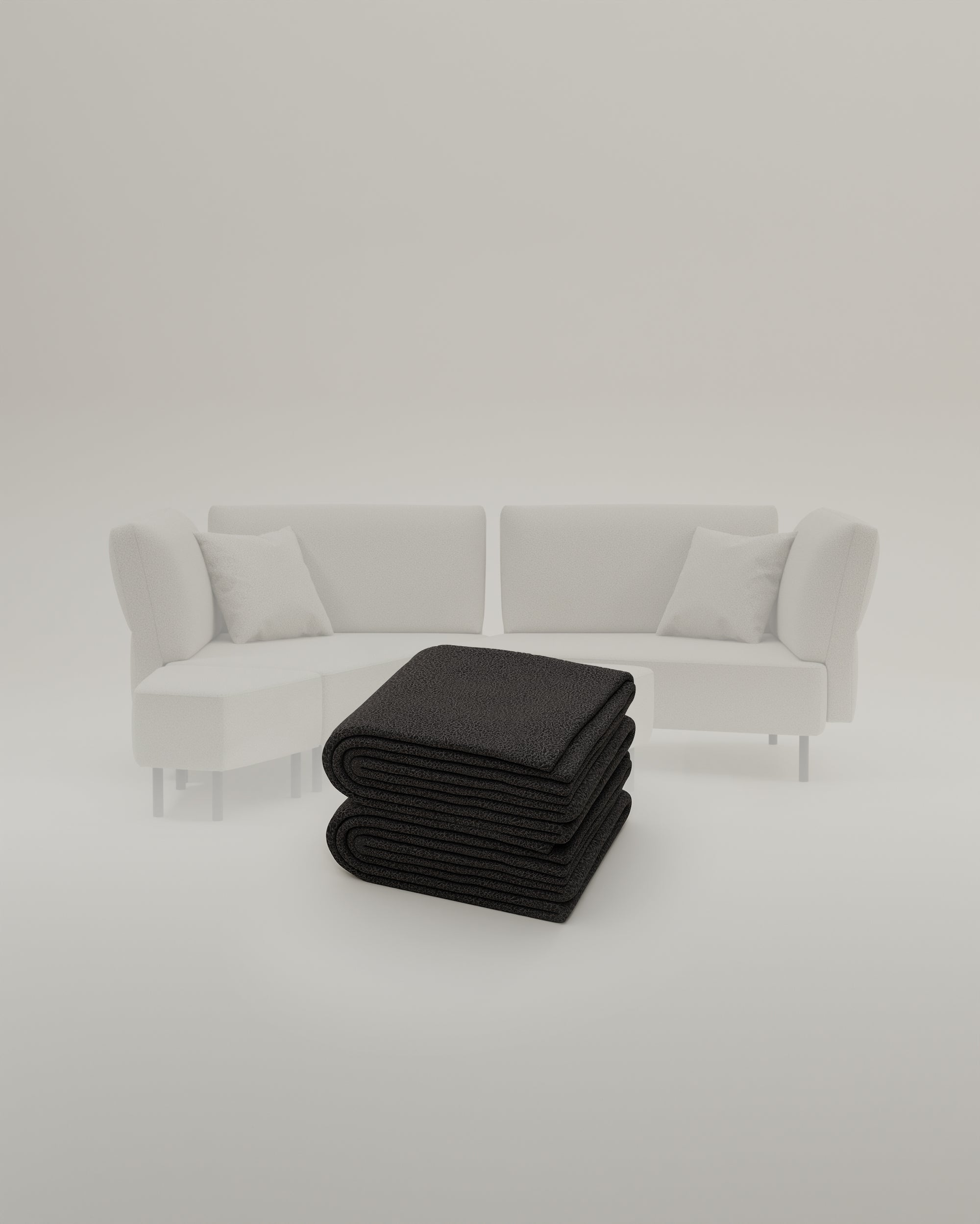Stoffbezug Fuego Cappuccino - Modulares Sofa Mike - Individuell Joanna
