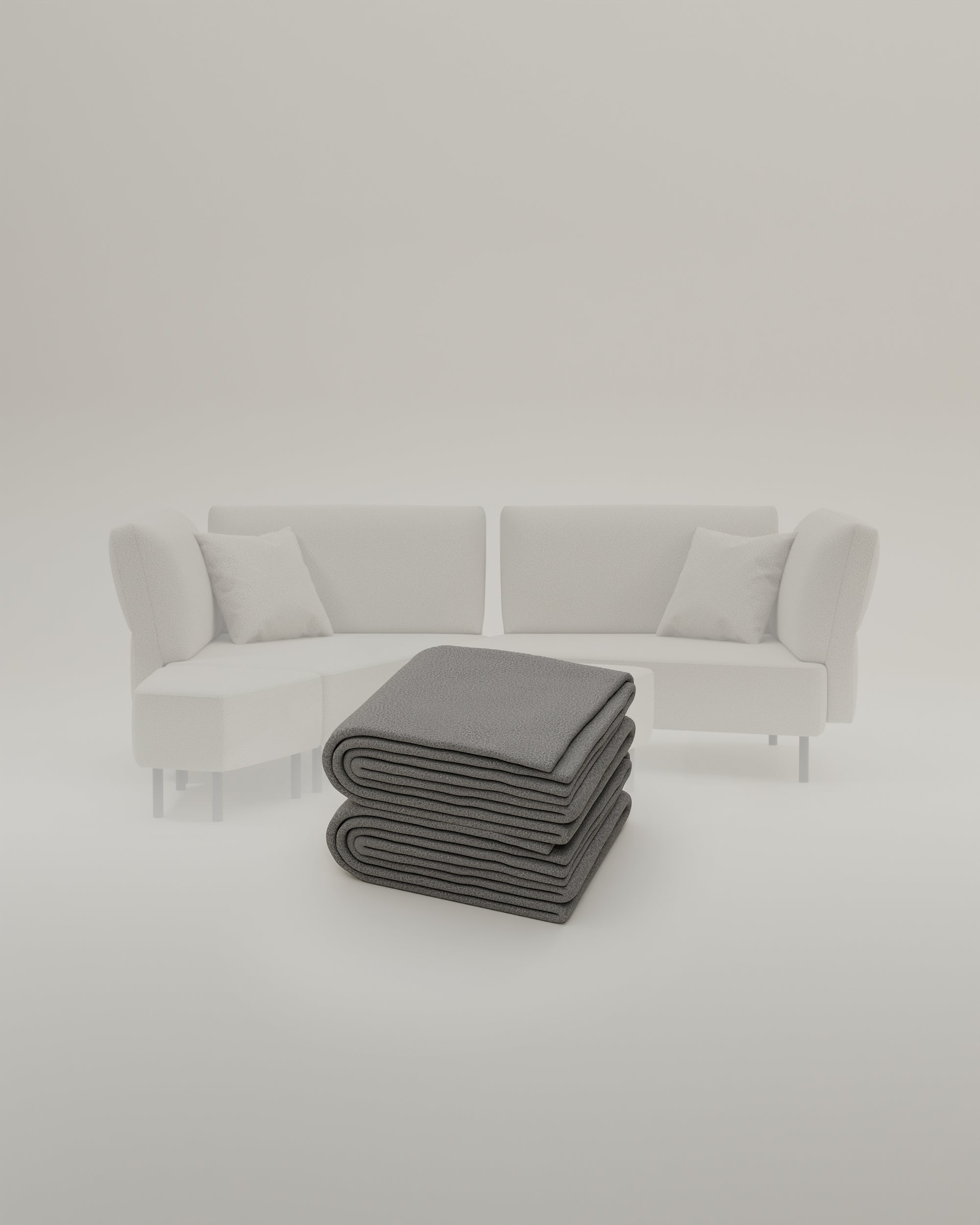 Stoffbezug Fuego Cappuccino - Modulares Sofa Mike - Individuell Joanna