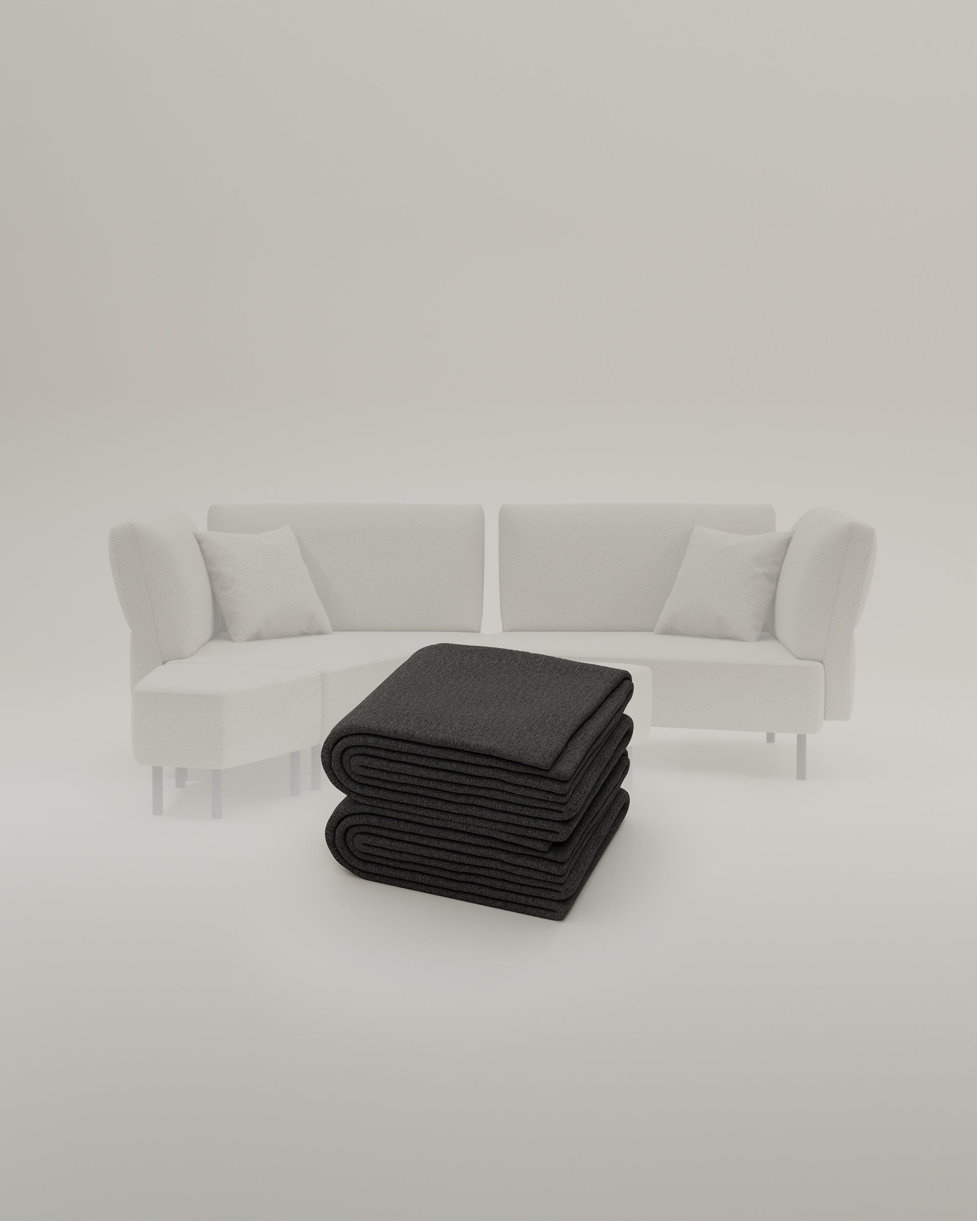 Stoffbezug Fuego Cappuccino - Modulares Sofa Mike - Individuell Joanna