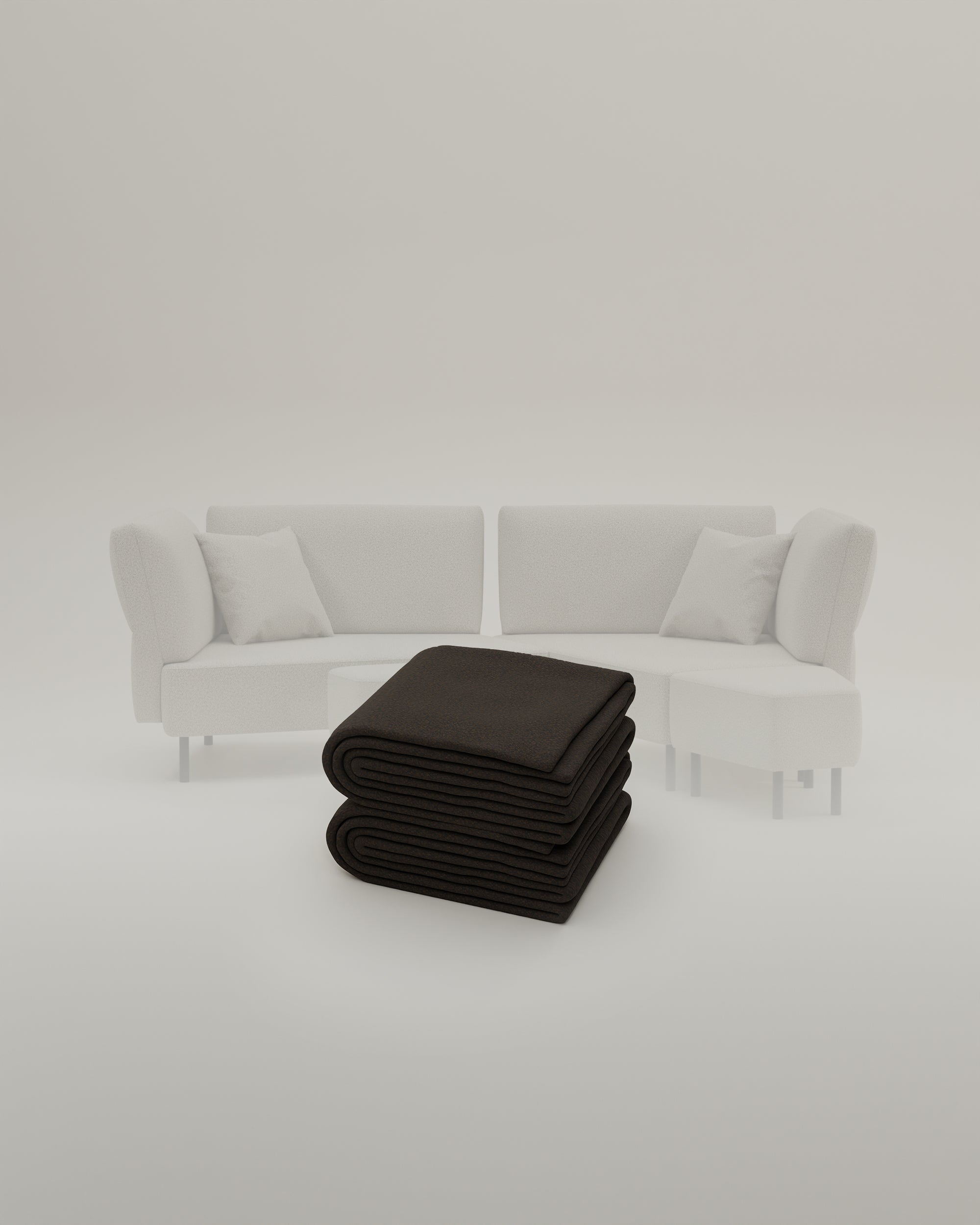 Stoffbezug Fuego Cappuccino - Modulares Sofa Mike - Individuell Joanna