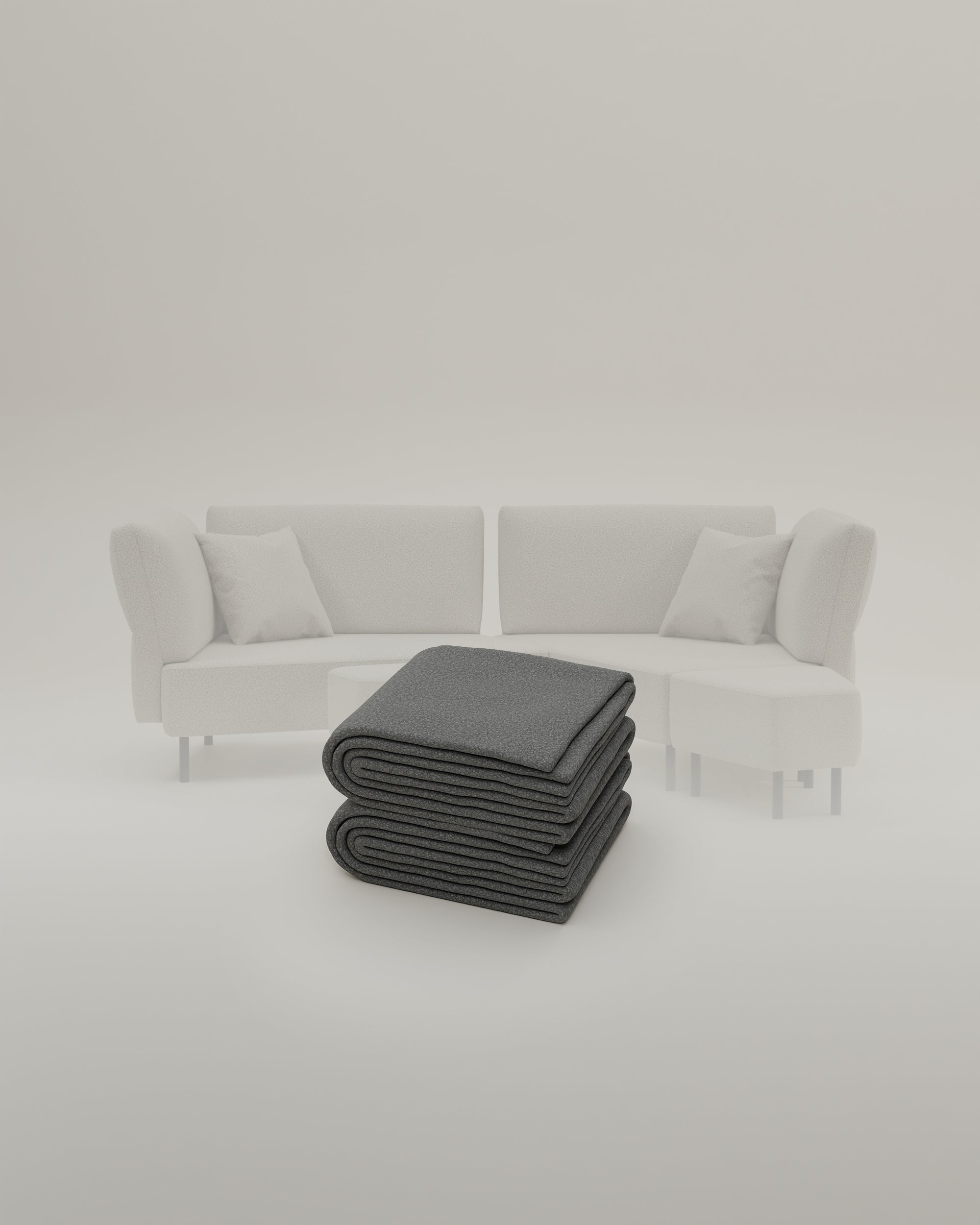 Stoffbezug Fuego Cappuccino - Modulares Sofa Mike - Individuell Joanna
