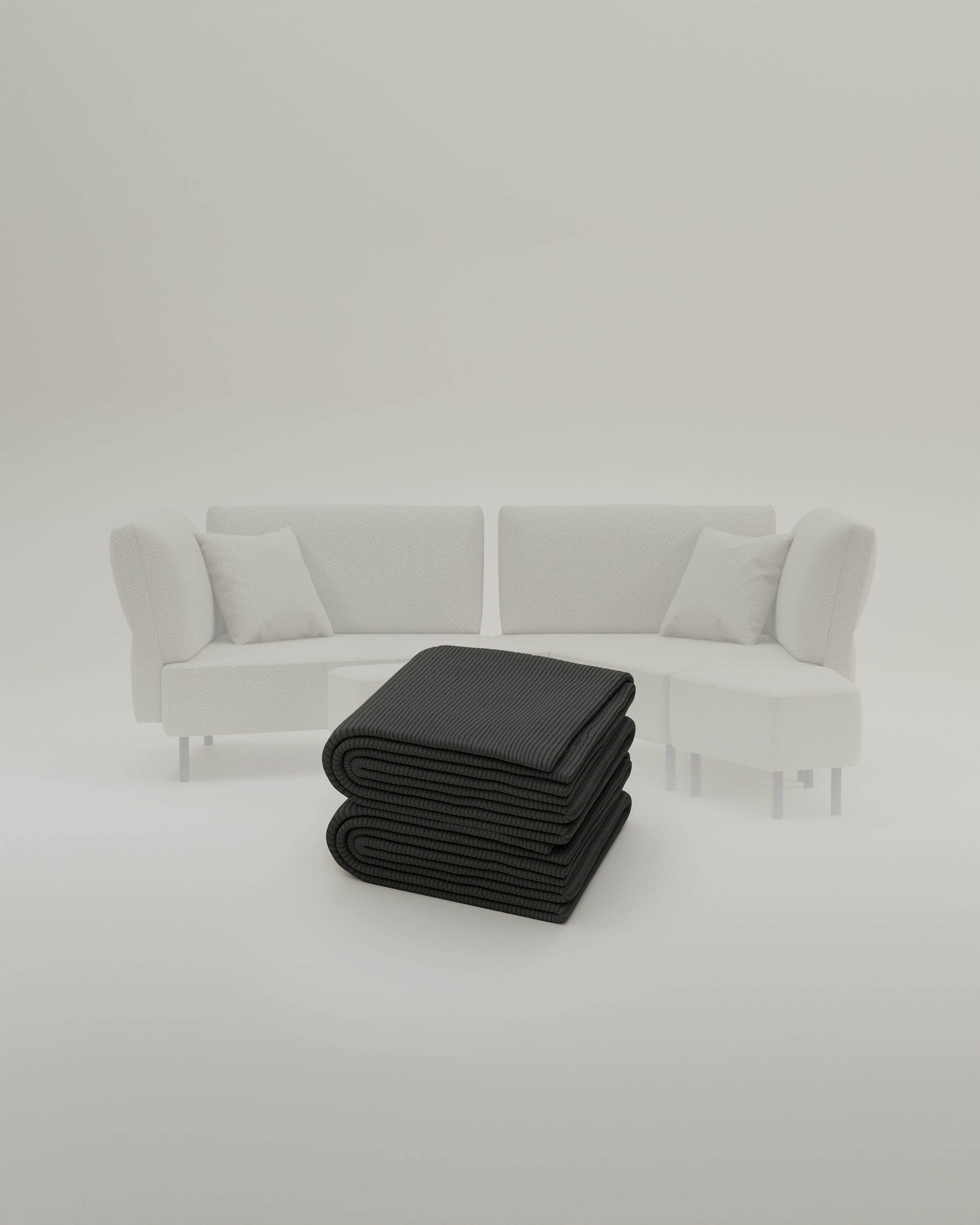 Stoffbezug Fuego Cappuccino - Modulares Sofa Mike - Individuell Joanna