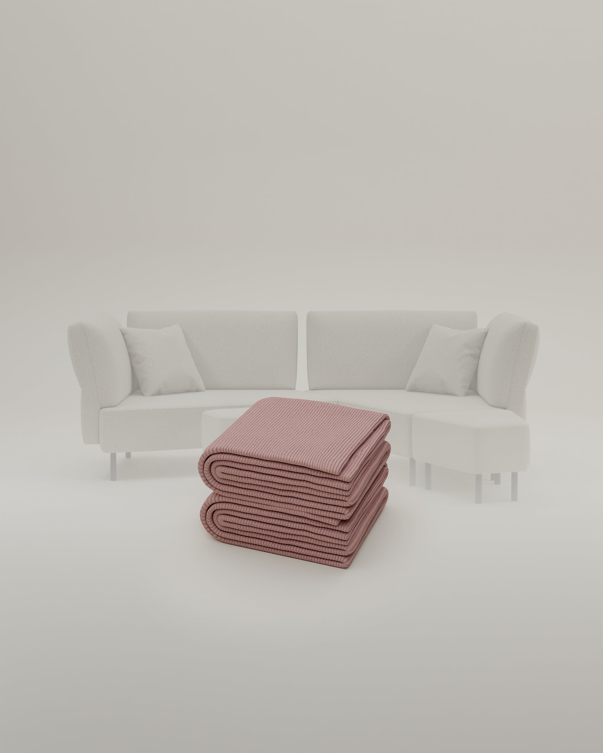 Stoffbezug Fuego Cappuccino - Modulares Sofa Mike - Individuell Joanna