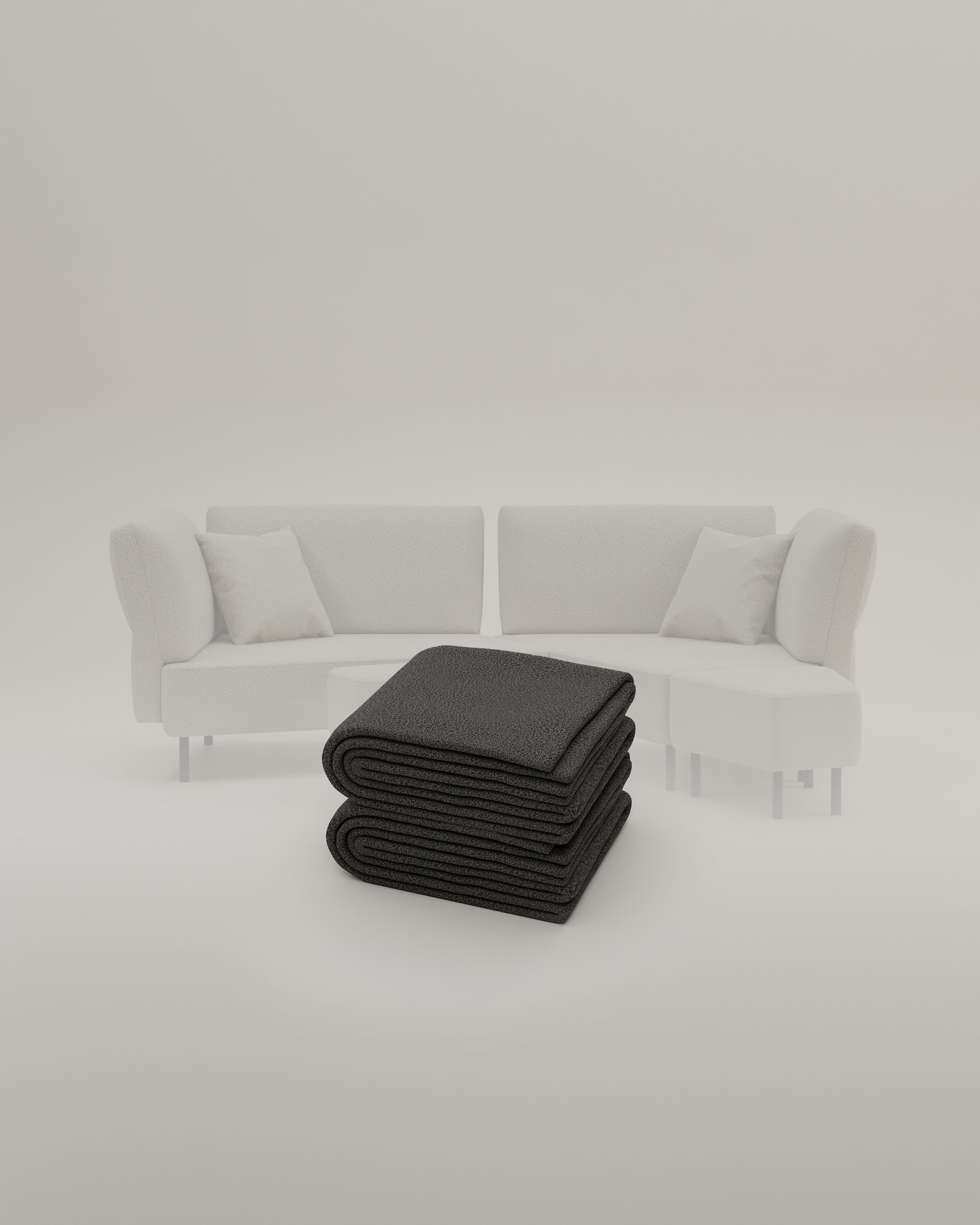 Stoffbezug Fuego Cappuccino - Modulares Sofa Mike - Individuell Joanna