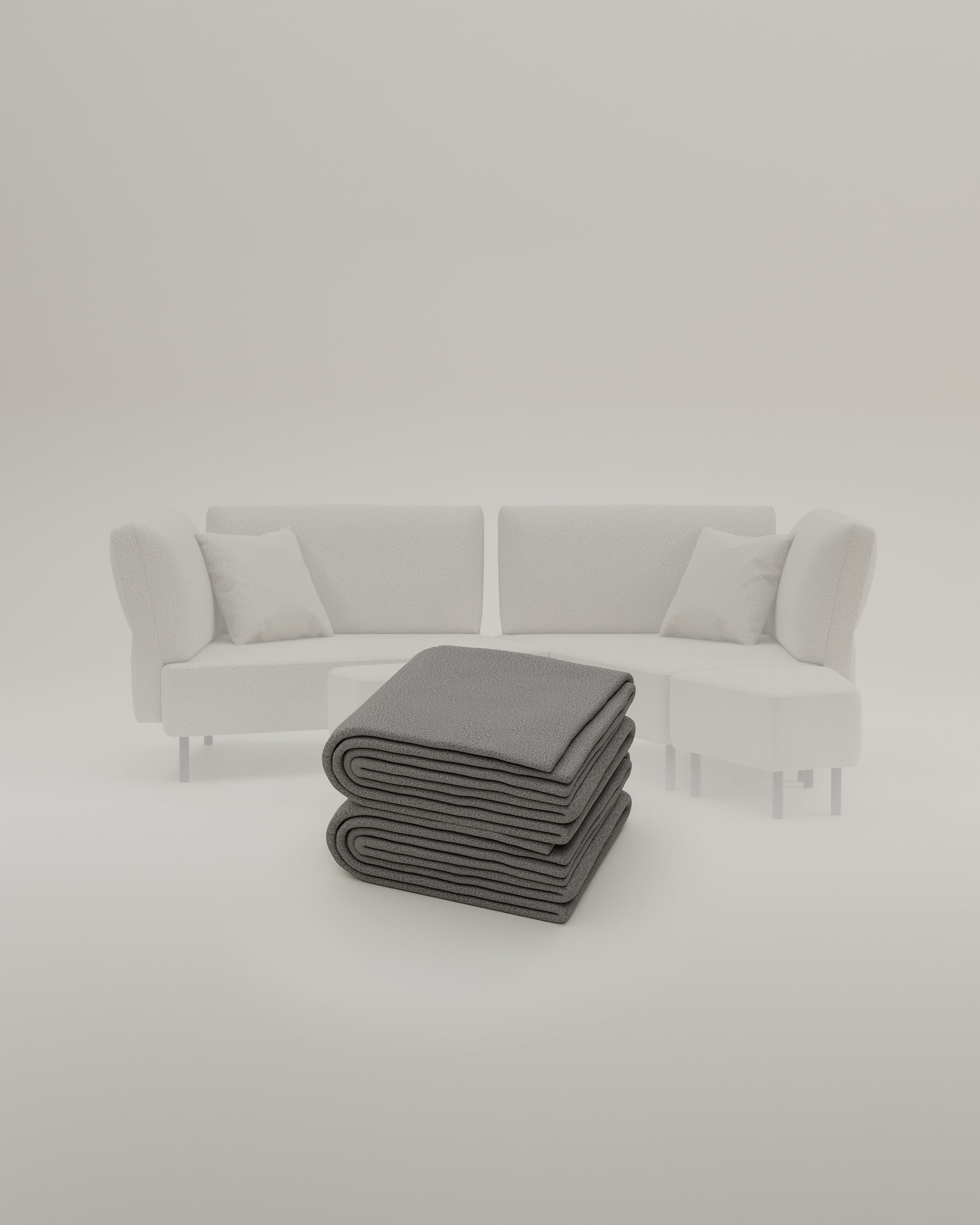 Stoffbezug Fuego Cappuccino - Modulares Sofa Mike - Individuell Joanna