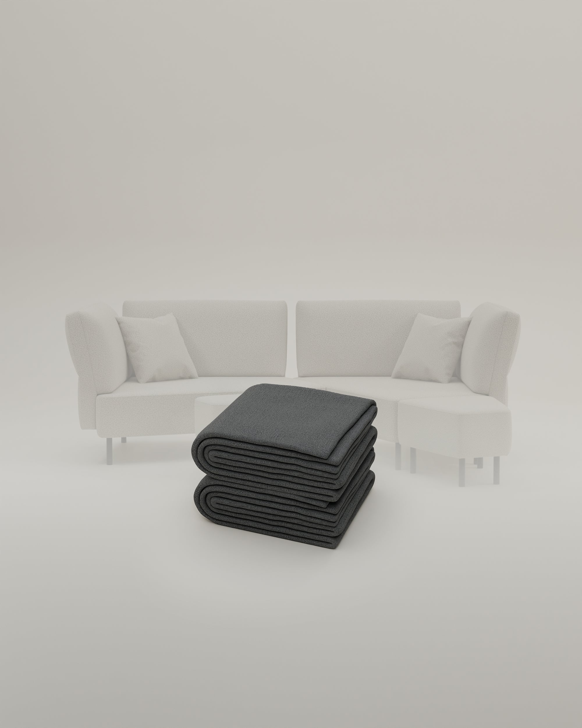 Stoffbezug Fuego Cappuccino - Modulares Sofa Mike - Individuell Joanna