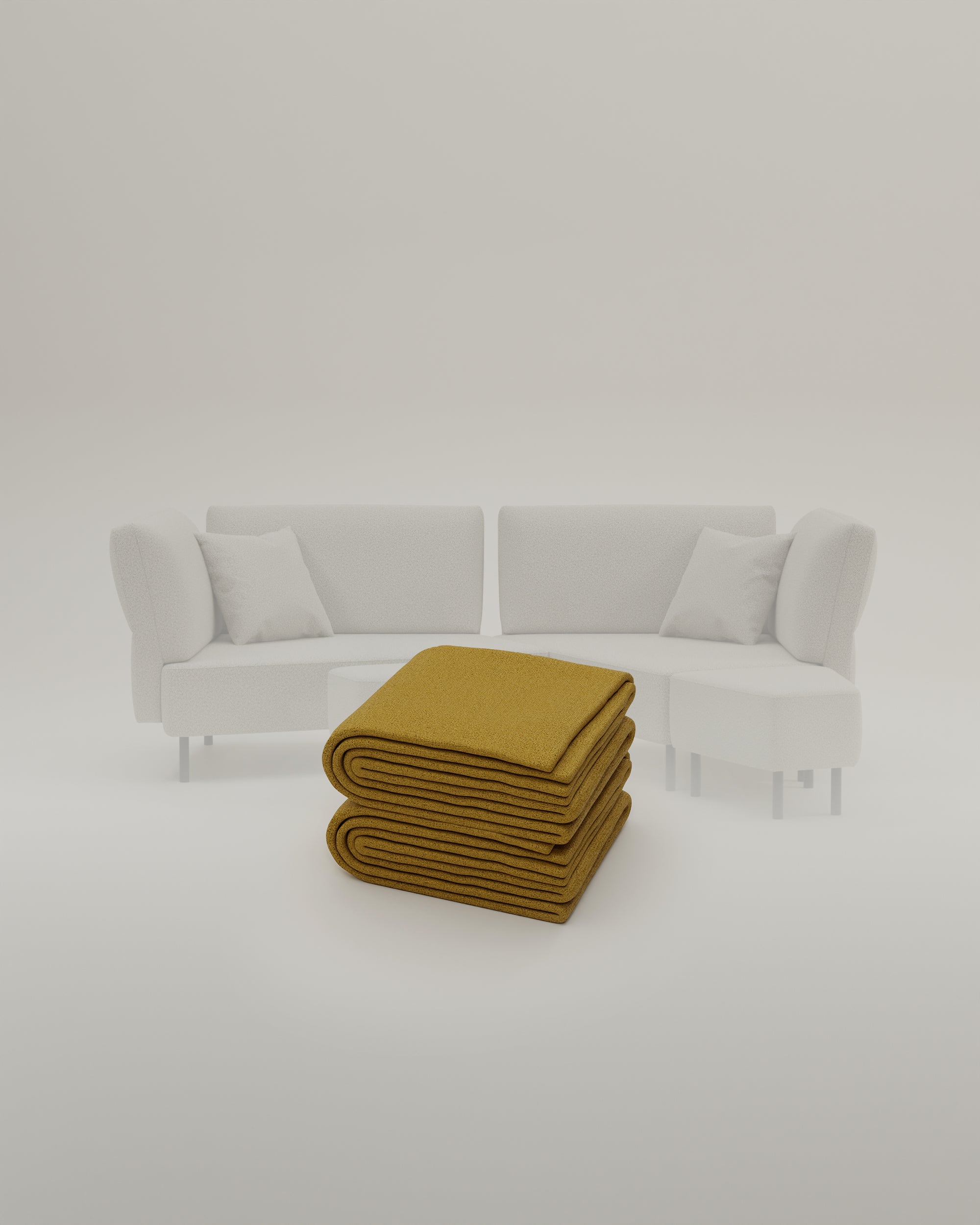 Stoffbezug Fuego Cappuccino - Modulares Sofa Mike - Individuell Joanna