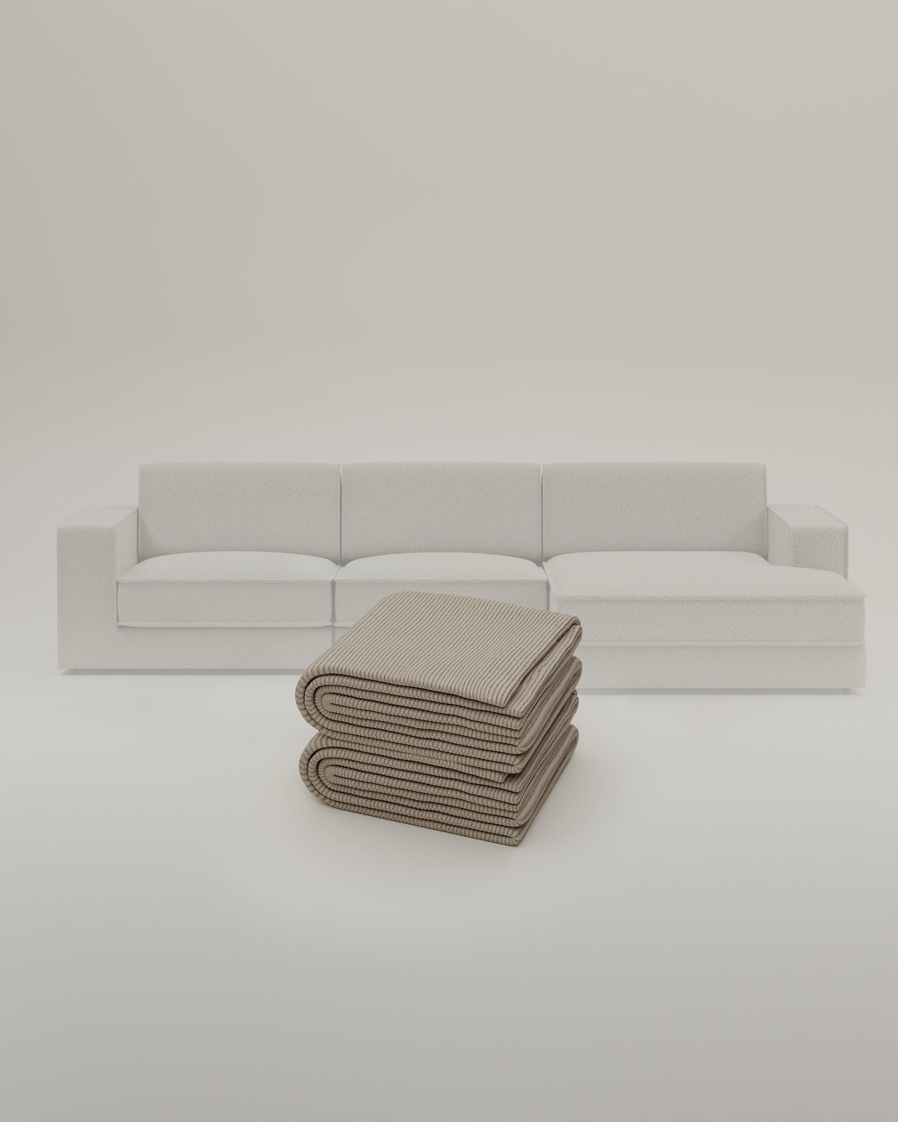 Stoffbezug - Modulares Sofa Terra L 4-Sitzer mit Schlaffunktion