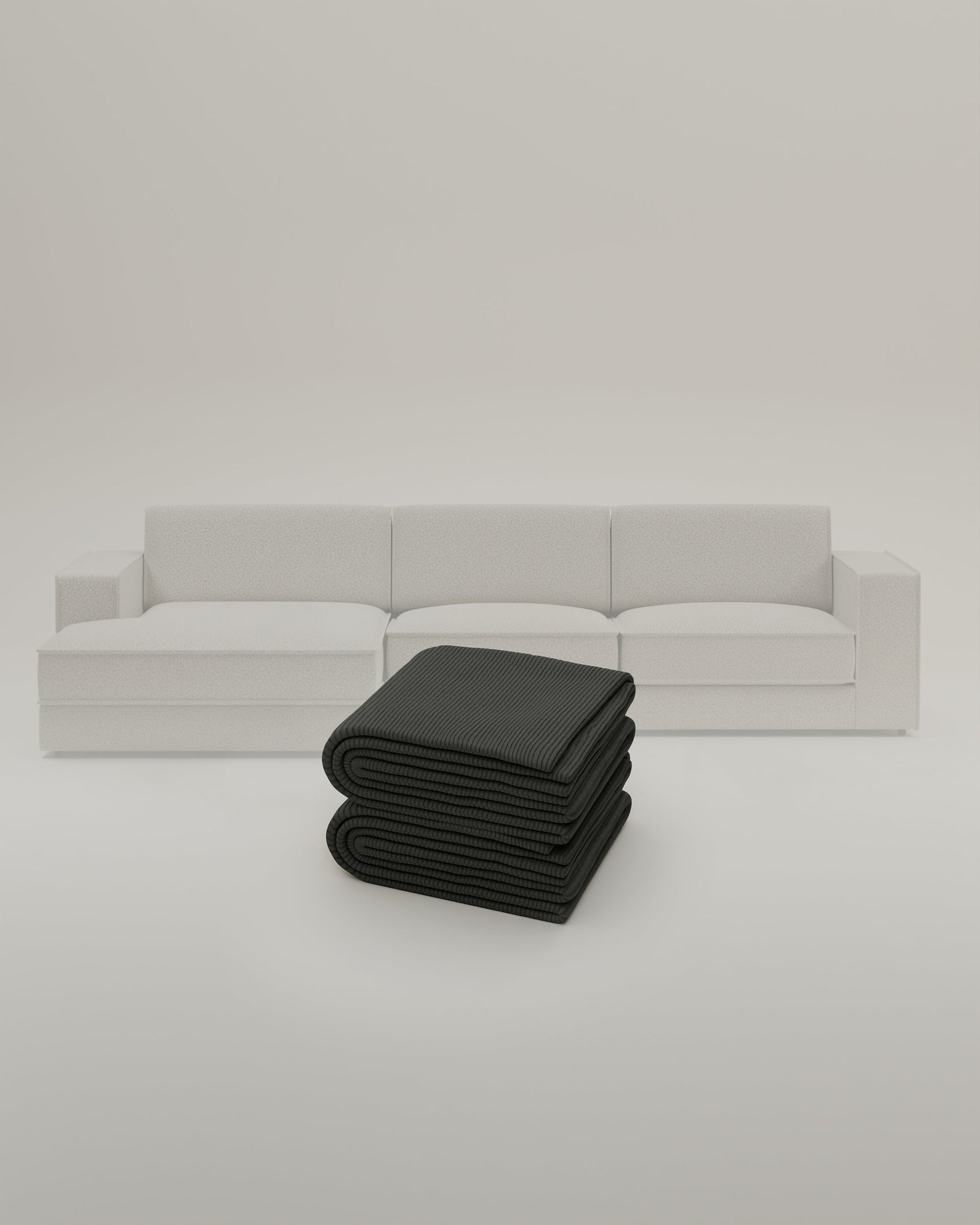 Fabric cover - Modular sofa Terra L 4-seater with sleeping function